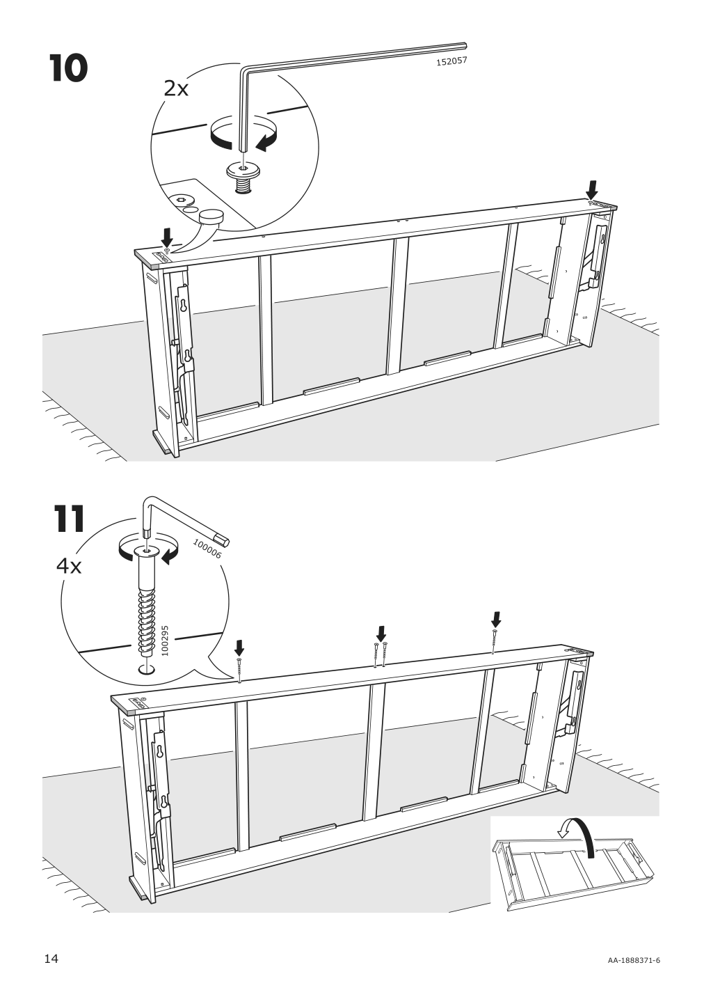 Assembly instructions for IKEA Holmsund sleeper sofa frame | Page 14 - IKEA HOLMSUND sleeper sofa 892.407.61