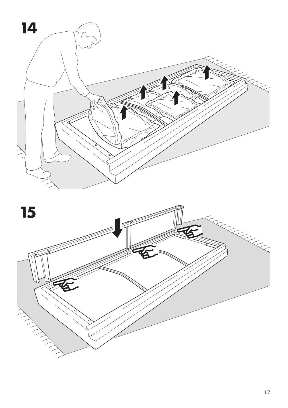 Assembly instructions for IKEA Holmsund sleeper sofa frame | Page 17 - IKEA HOLMSUND sleeper sofa 792.407.71