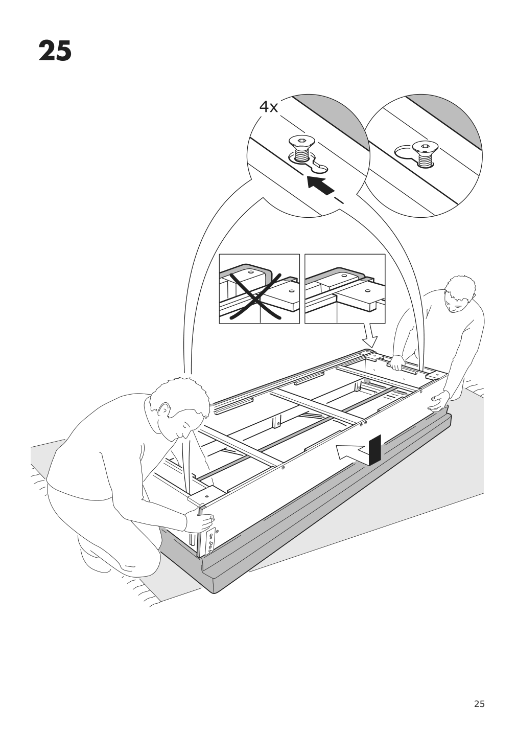 Assembly instructions for IKEA Holmsund sleeper sofa frame | Page 25 - IKEA HOLMSUND sleeper sofa 792.407.71