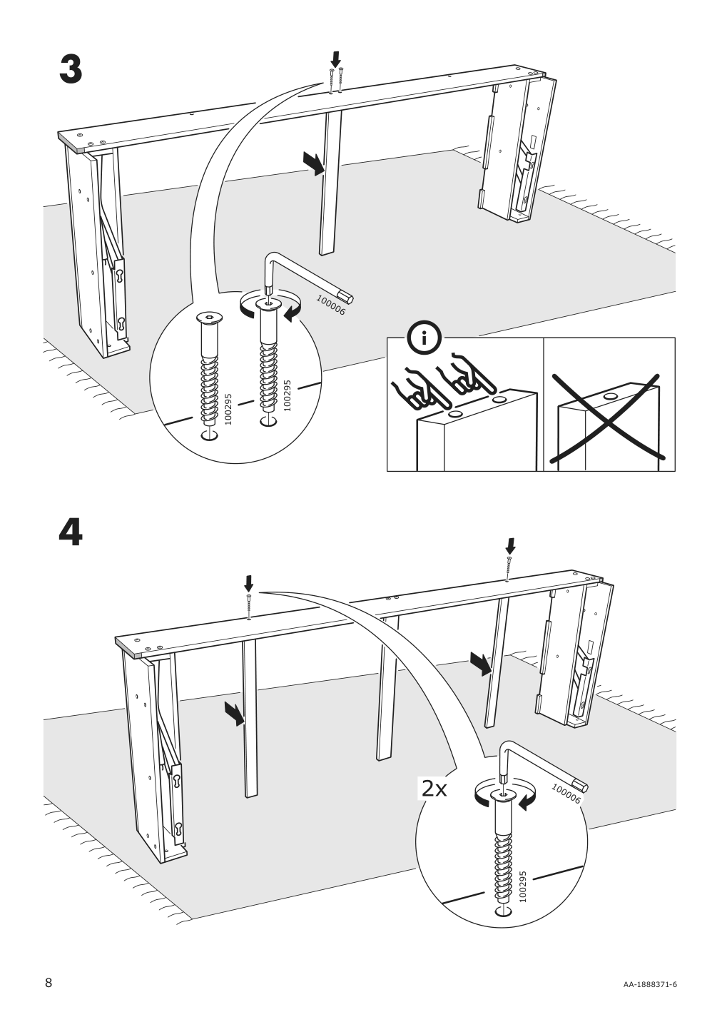 Assembly instructions for IKEA Holmsund sleeper sofa frame | Page 8 - IKEA HOLMSUND sleeper sofa 792.407.71