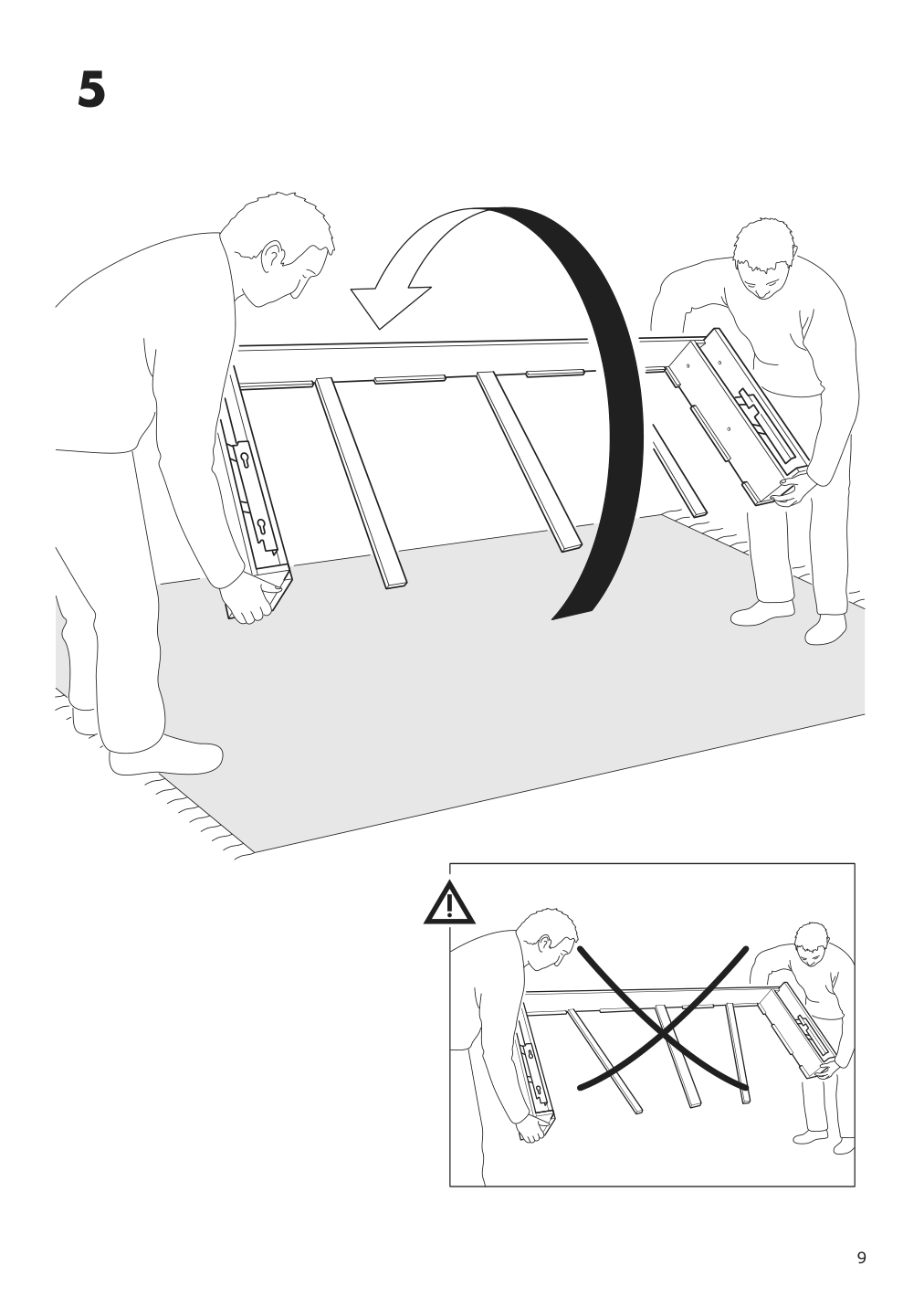 Assembly instructions for IKEA Holmsund sleeper sofa frame | Page 9 - IKEA HOLMSUND sleeper sofa 892.407.61