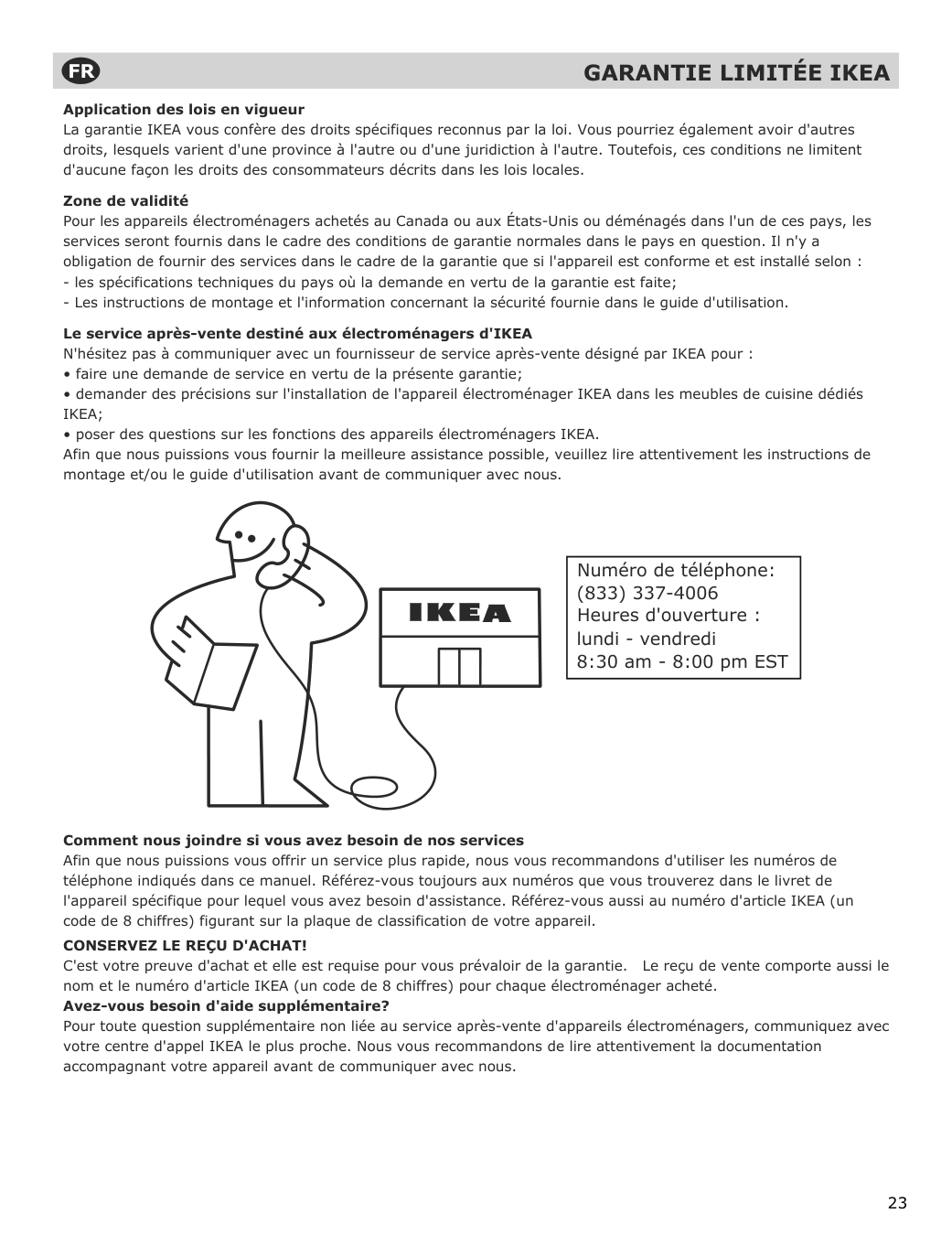 Assembly instructions for IKEA Huvudsaklig microwave trim kit stainless steel | Page 23 - IKEA HUVUDSAKLIG built-in microwave 293.872.23