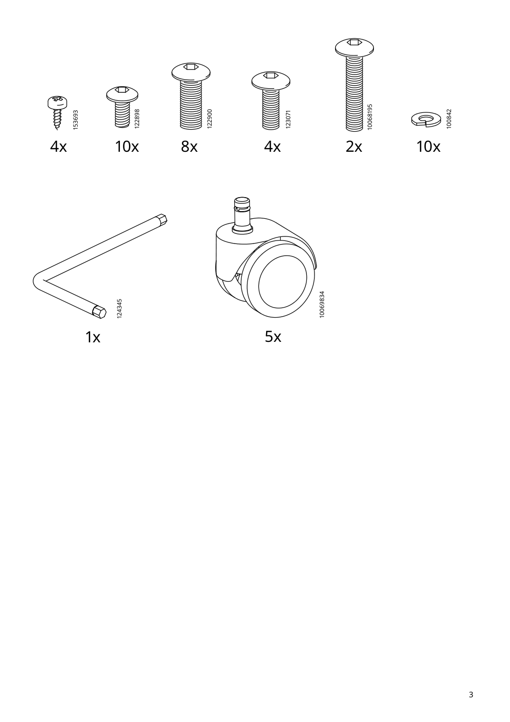 Assembly instructions for IKEA Huvudspelare gaming chair black | Page 3 - IKEA HUVUDSPELARE gaming chair 905.076.03