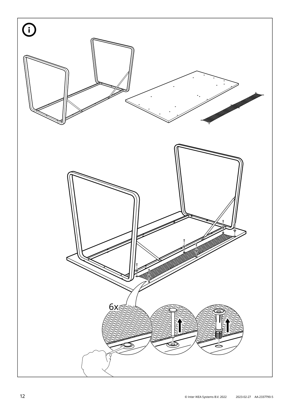 Assembly instructions for IKEA Huvudspelare gaming desk black | Page 12 - IKEA HUVUDSPELARE gaming desk and chair 894.909.48