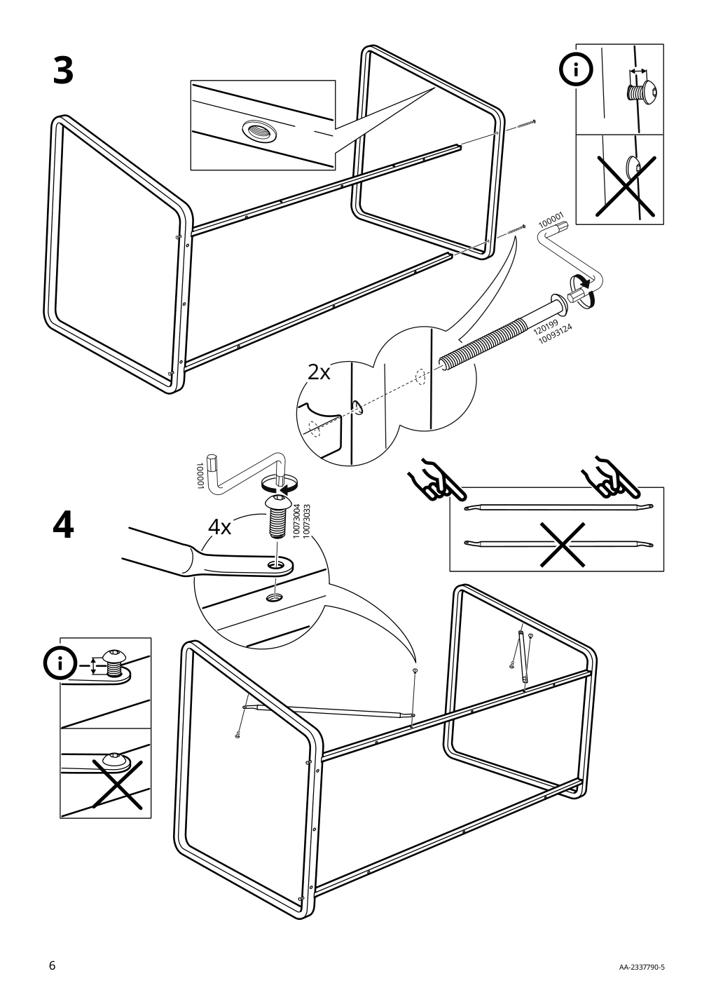 Assembly instructions for IKEA Huvudspelare gaming desk black | Page 6 - IKEA HUVUDSPELARE gaming desk 905.391.66