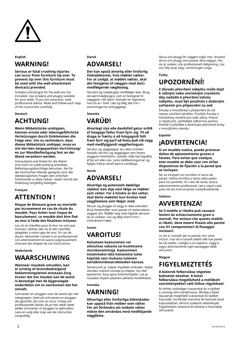 Assembly instructions for IKEA Hyllis shelf unit indoor outdoor | Page 2 - IKEA HYLLIS shelf unit, indoor/outdoor 994.015.55