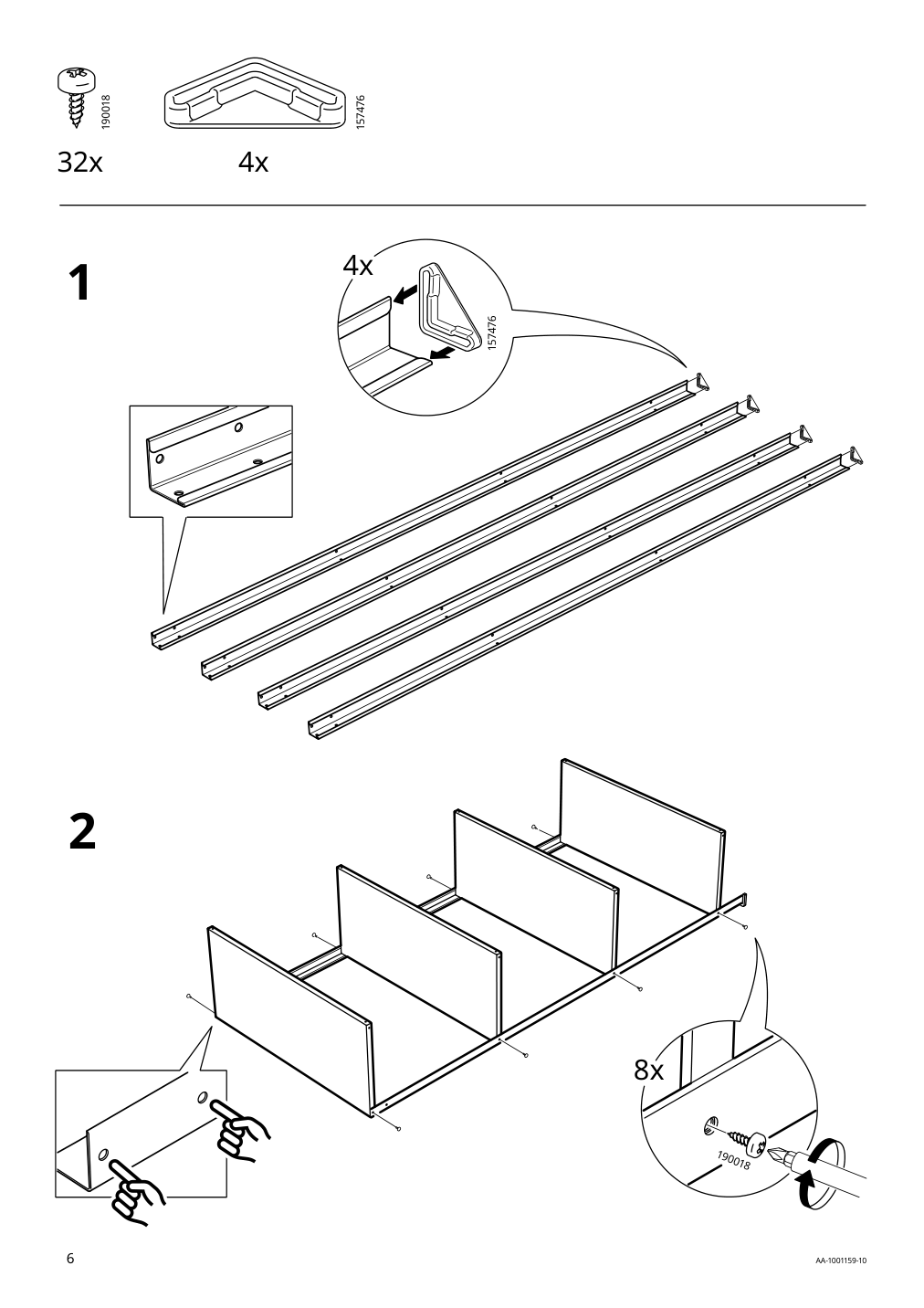 Assembly instructions for IKEA Hyllis shelf unit indoor outdoor | Page 6 - IKEA HYLLIS shelf unit, indoor/outdoor 994.015.55