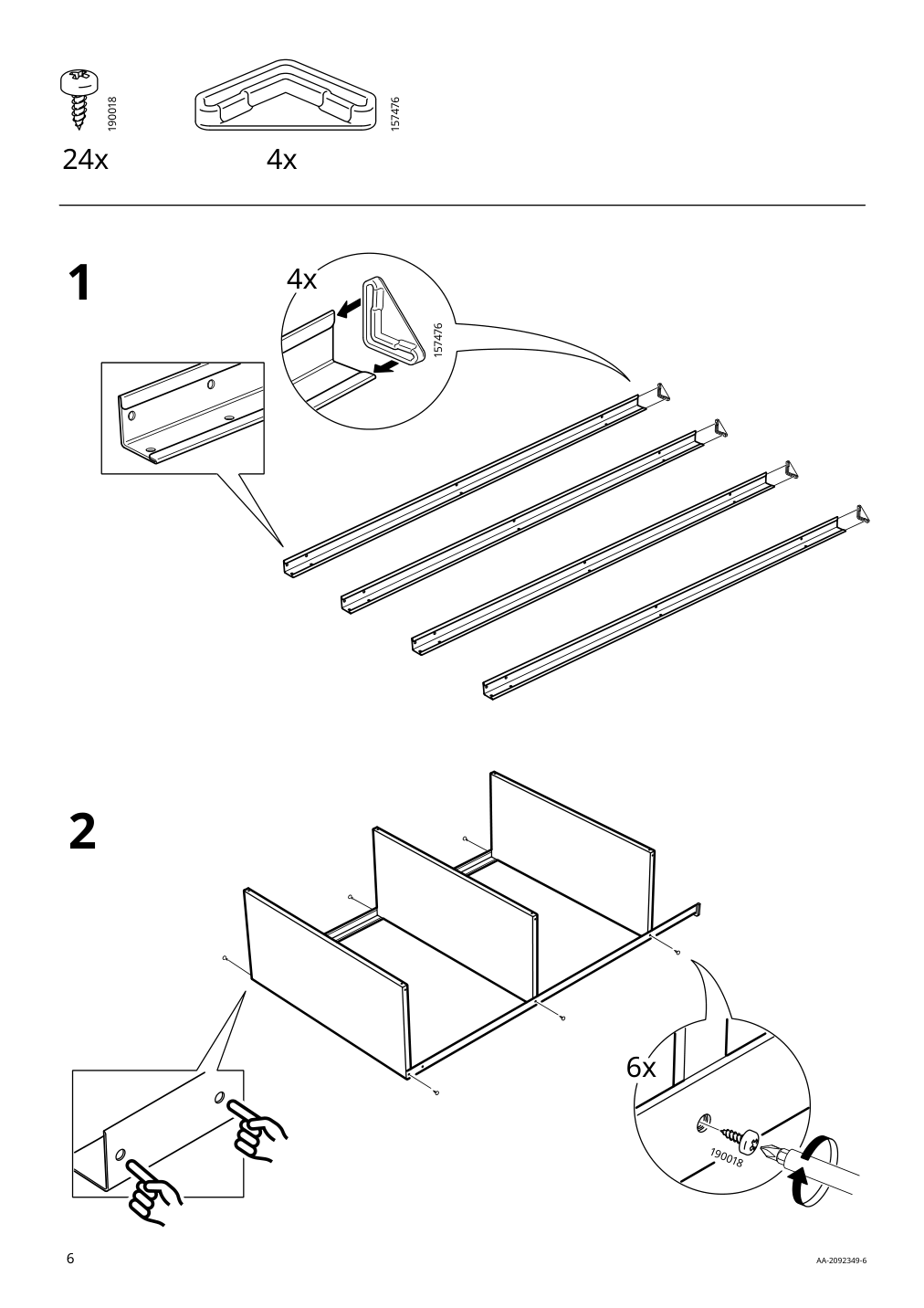 Assembly instructions for IKEA Hyllis shelf unit indoor outdoor | Page 6 - IKEA HYLLIS shelf unit, indoor/outdoor 994.015.55