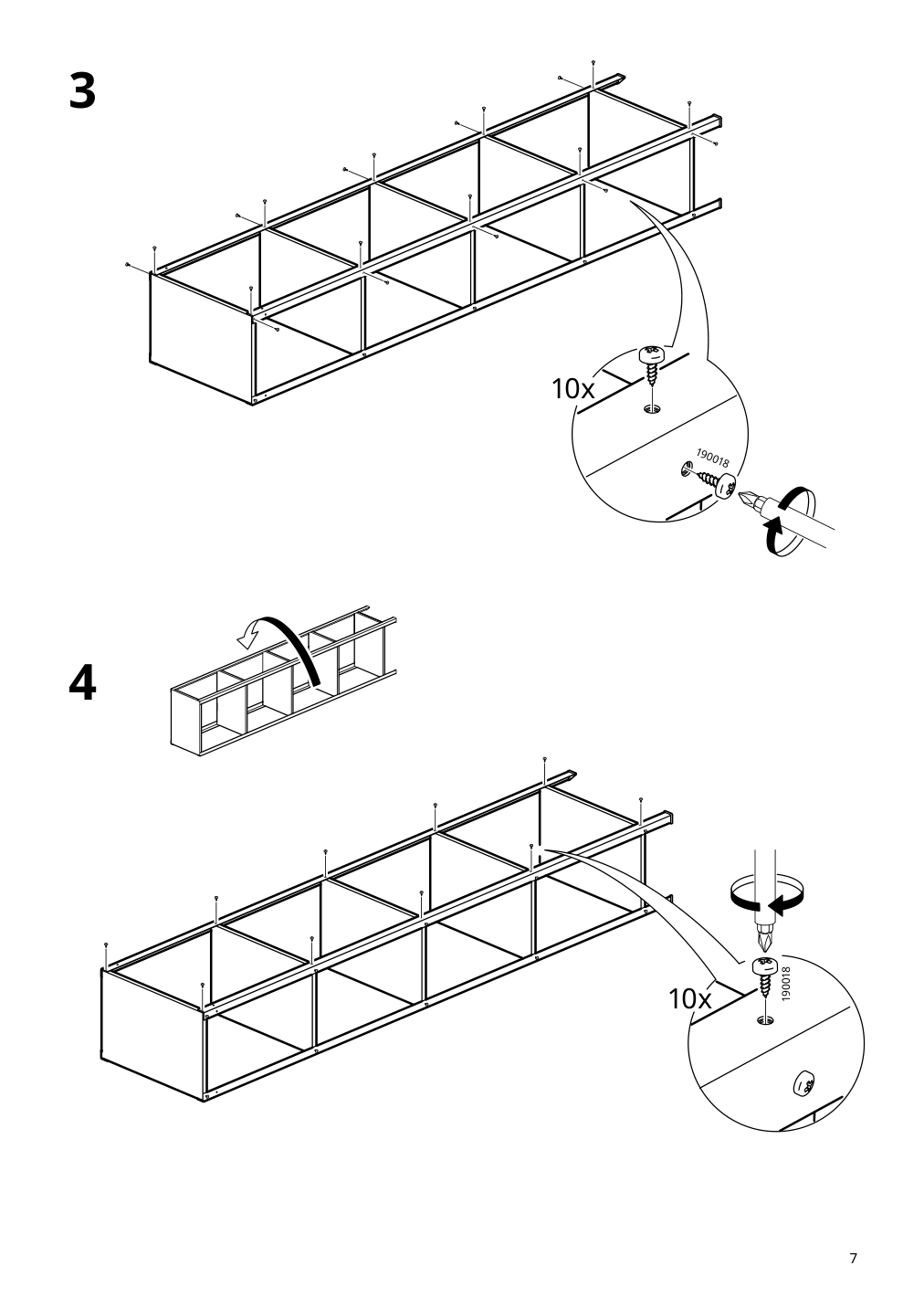 Assembly instructions for IKEA Hyllis shelf unit indoor outdoor | Page 7 - IKEA HYLLIS shelf unit, indoor/outdoor 994.015.55