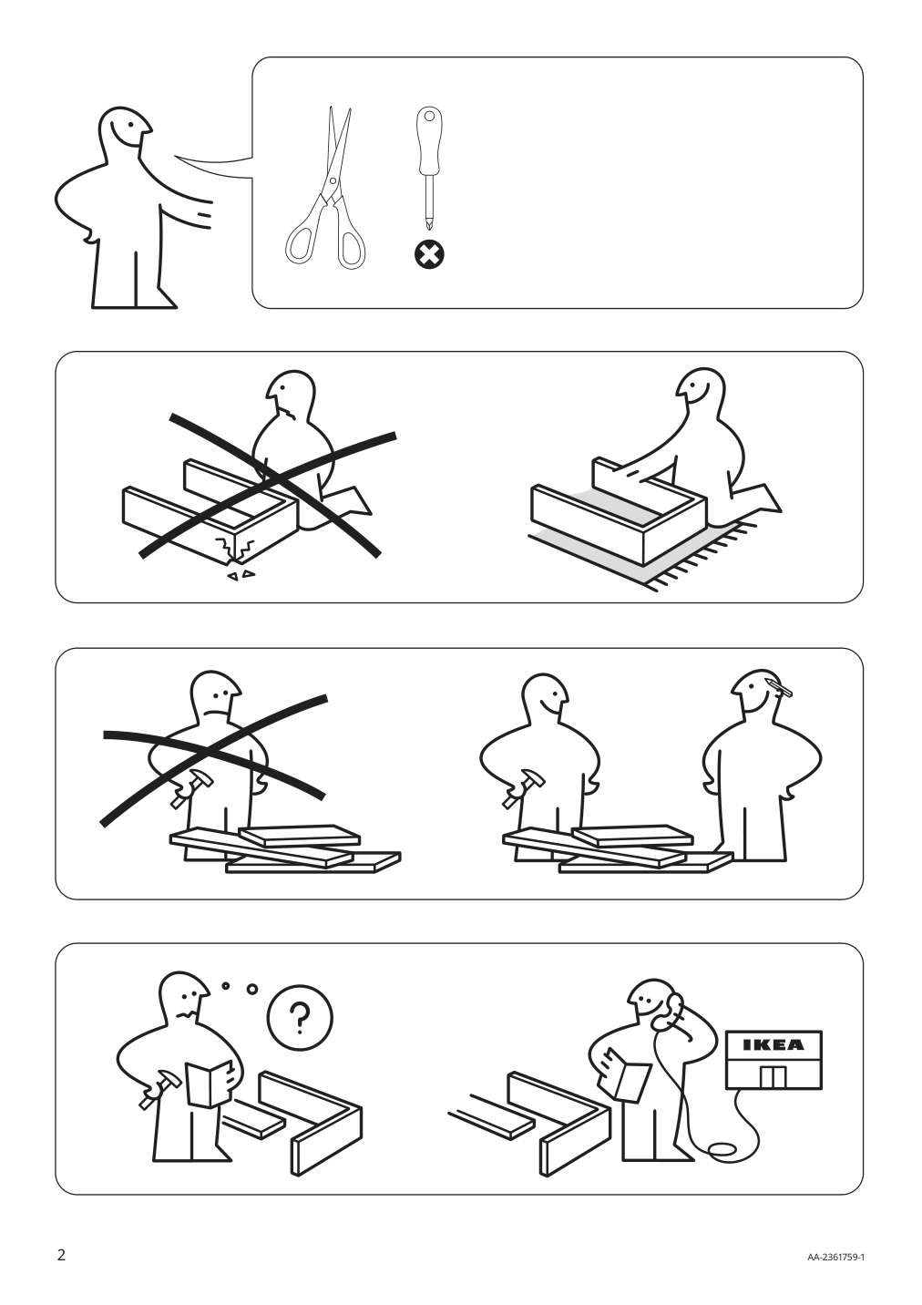 Assembly instructions for IKEA Hyltarp frame for sleeper sofa | Page 2 - IKEA HYLTARP sleeper sofa 294.896.03