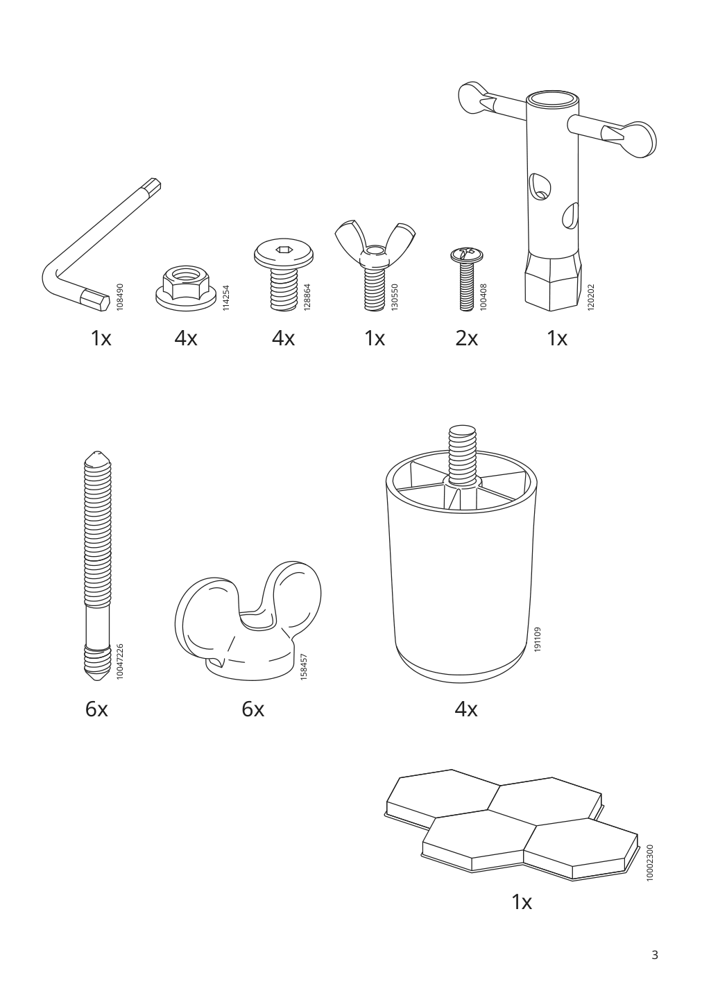 Assembly instructions for IKEA Hyltarp frame for sleeper sofa | Page 3 - IKEA HYLTARP sleeper sofa 294.896.03