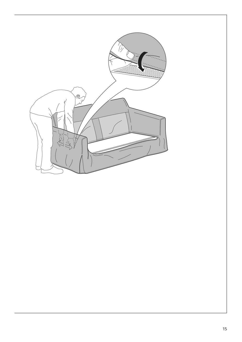 Assembly instructions for IKEA Hyltarp sofa frame | Page 15 - IKEA HYLTARP sofa 095.149.53