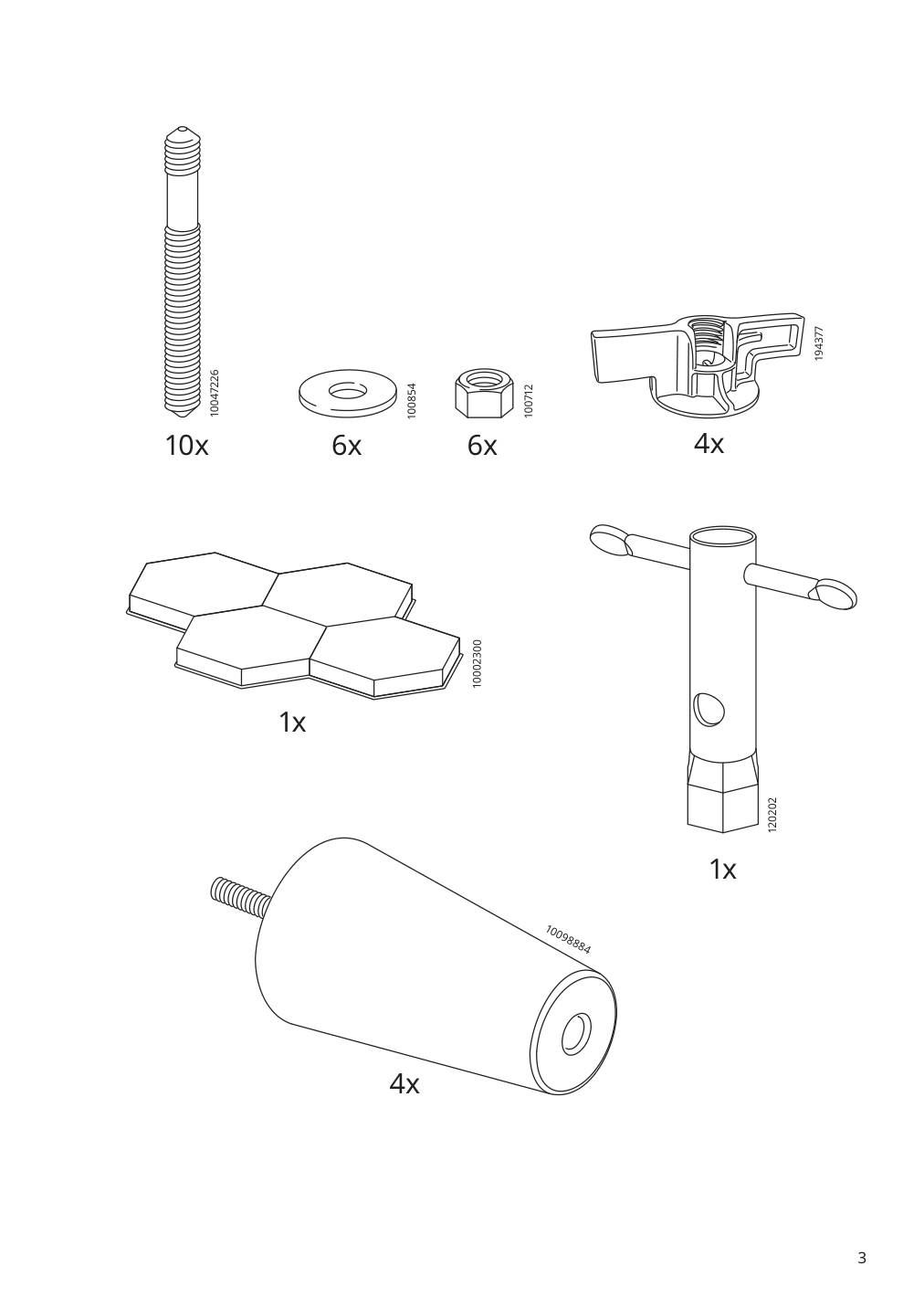 Assembly instructions for IKEA Hyltarp sofa frame | Page 3 - IKEA HYLTARP sofa 695.149.31