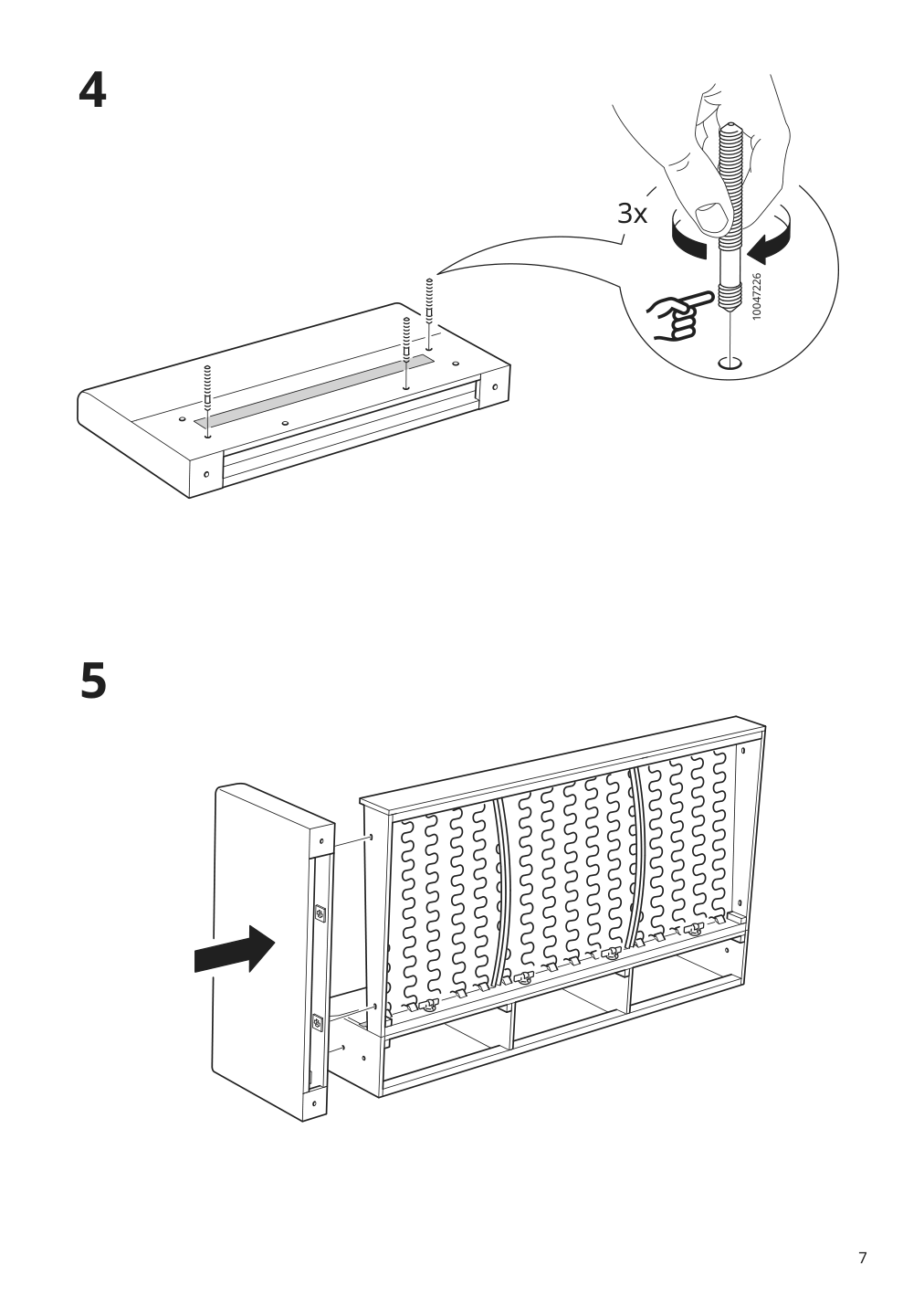 Assembly instructions for IKEA Hyltarp sofa frame | Page 7 - IKEA HYLTARP sofa 494.958.63