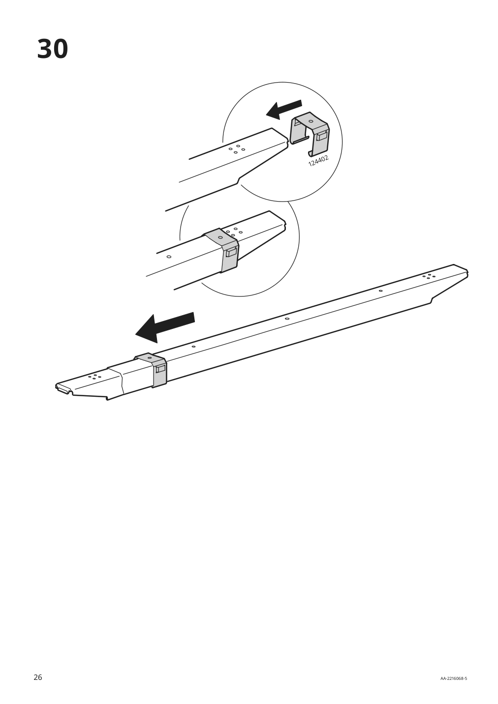 Assembly instructions for IKEA Idanaes bed frame with storage white | Page 26 - IKEA IDANÄS bed frame with storage 493.922.28