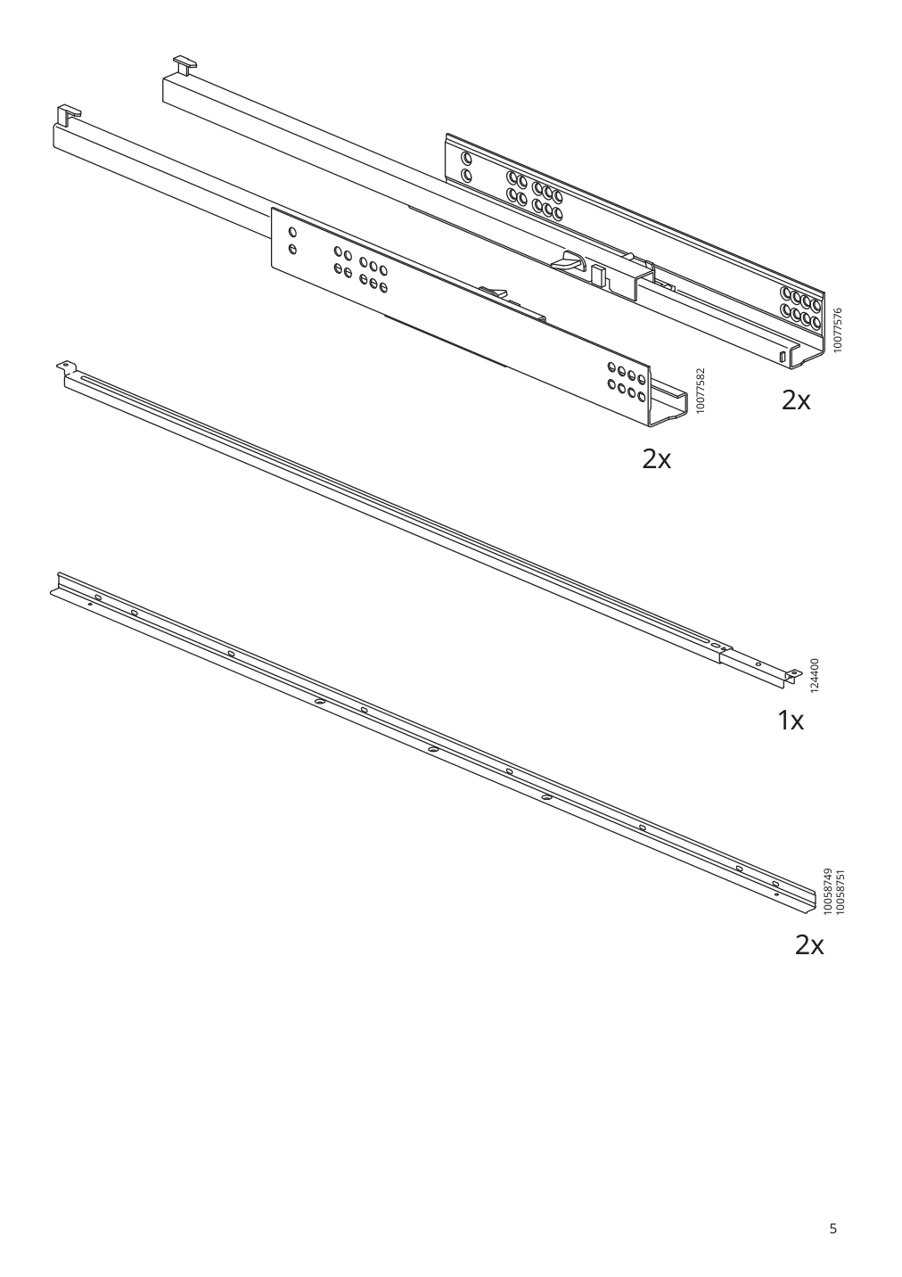 Assembly instructions for IKEA Idanaes bed frame with storage dark brown stained | Page 5 - IKEA IDANÄS bed frame with storage 293.883.31