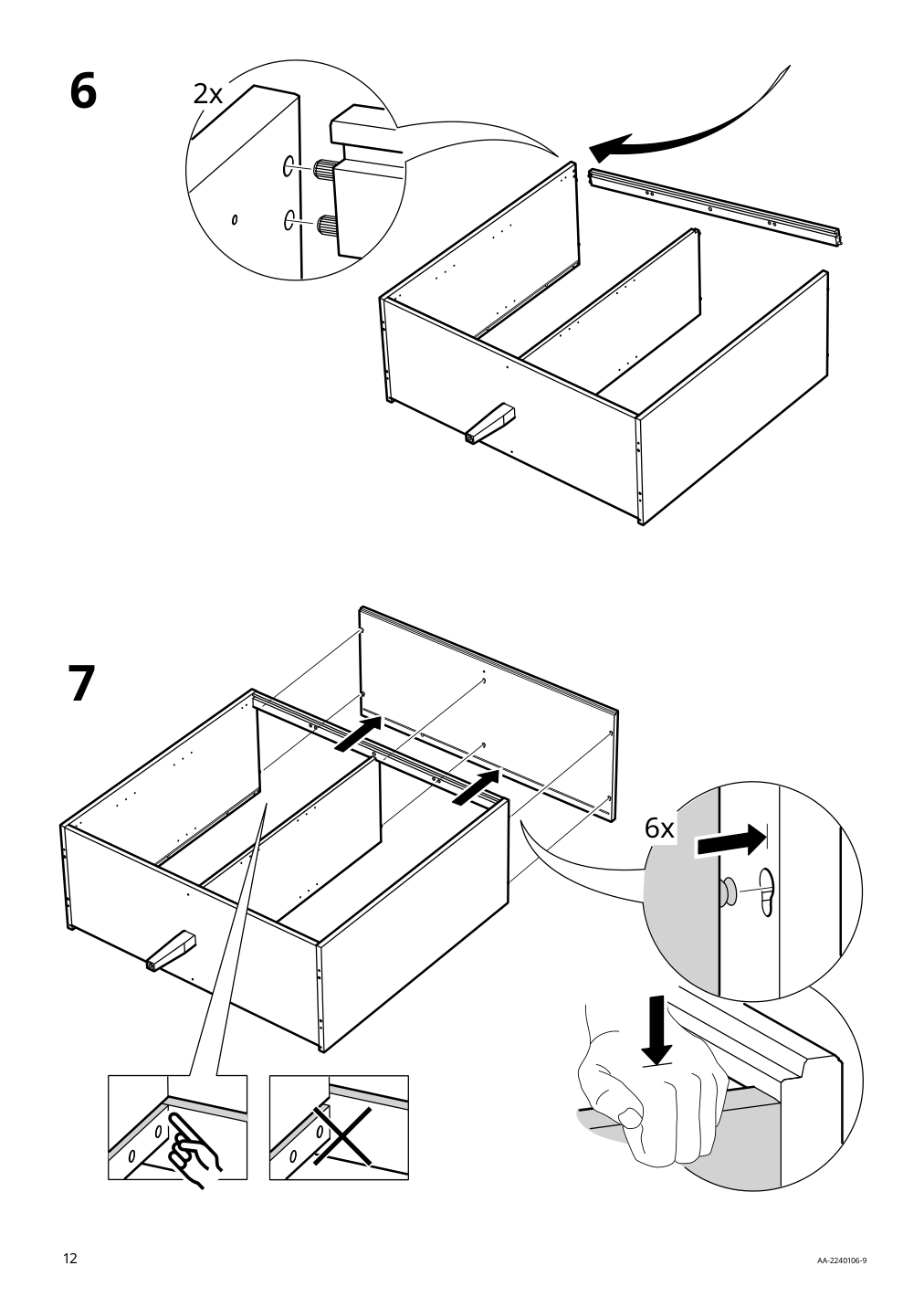 Assembly instructions for IKEA Idanaes cabinet with bi folding doors dark brown stained | Page 12 - IKEA IDANÄS cabinet with bi-folding doors 804.588.20