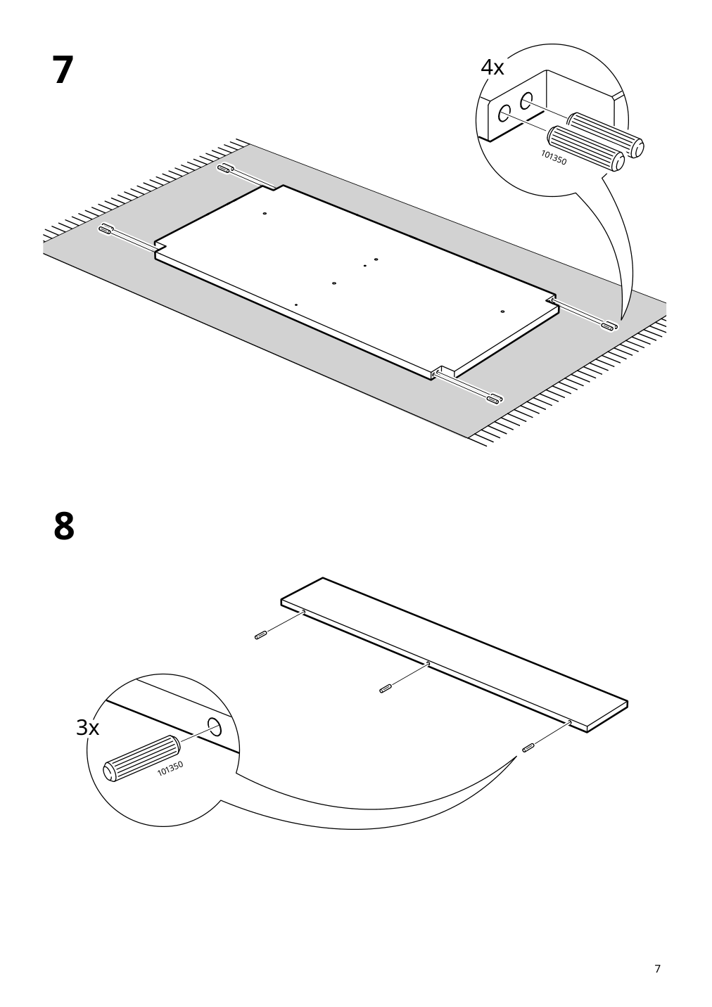 Assembly instructions for IKEA Idanaes coffee table dark brown stained | Page 7 - IKEA IDANÄS coffee table 804.878.70