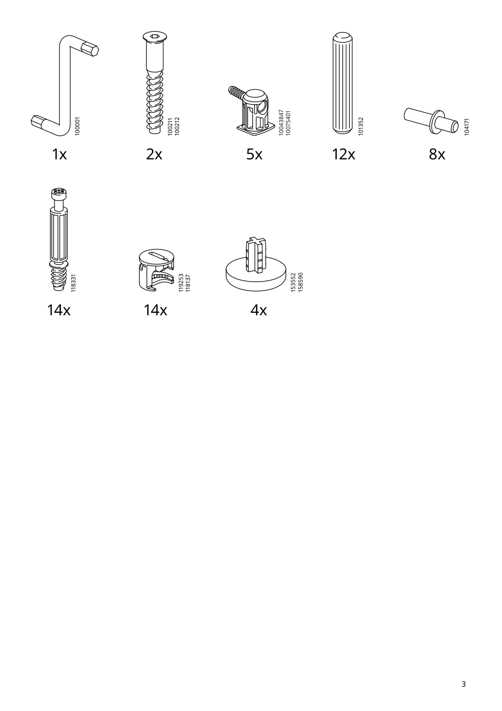 Assembly instructions for IKEA Idanaes console table white | Page 3 - IKEA IDANÄS console table 904.878.79