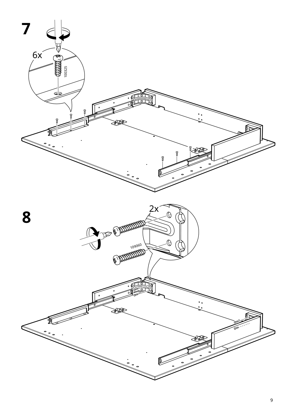 Assembly instructions for IKEA Idanaes drop leaf table dark brown | Page 9 - IKEA IDANÄS drop-leaf table 604.876.49