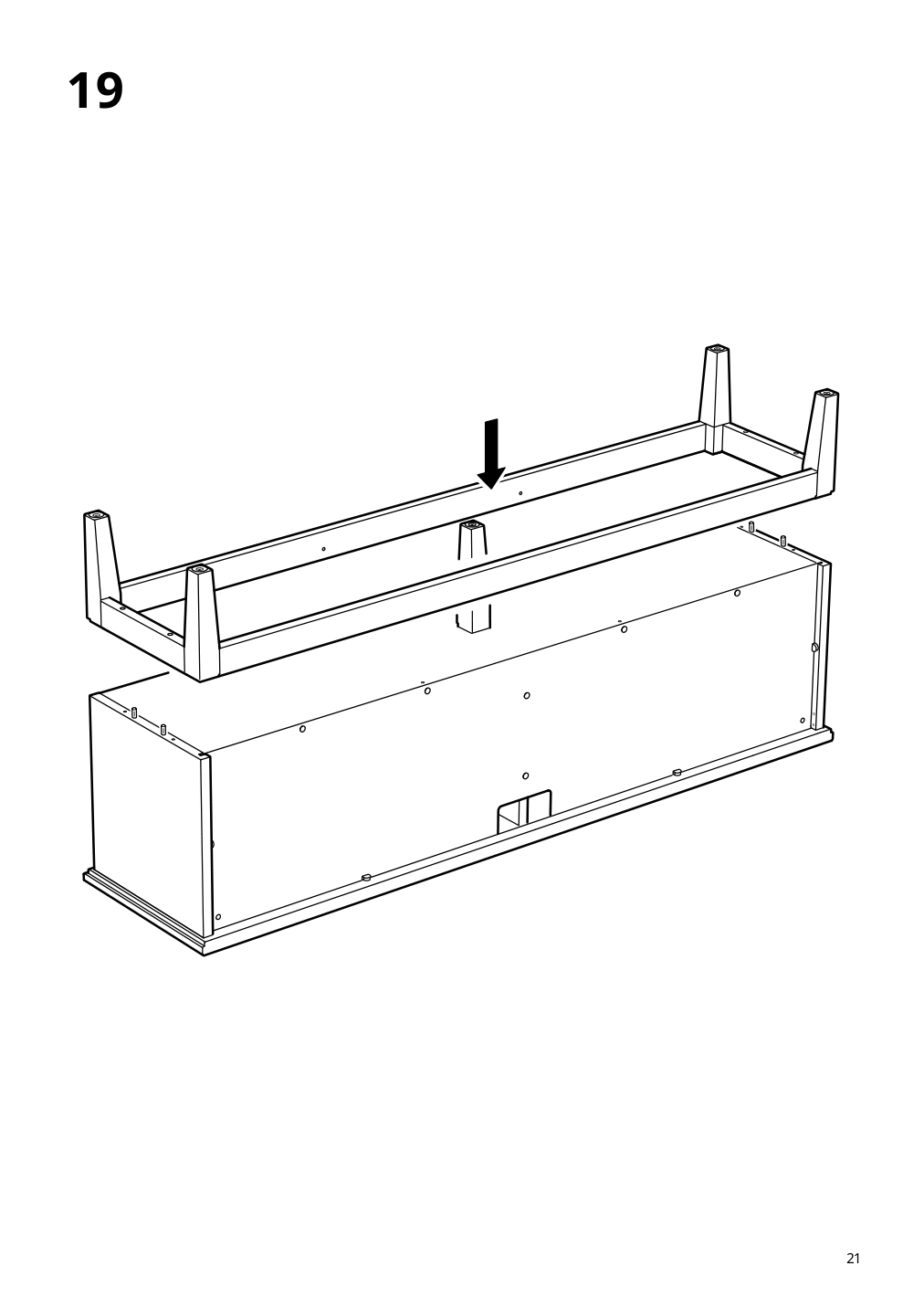 Assembly instructions for IKEA Idanaes tv unit dark brown stained | Page 21 - IKEA IDANÄS TV storage combination 994.373.33