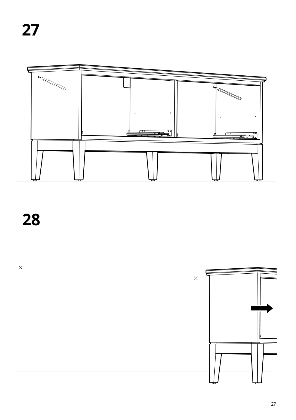 Assembly instructions for IKEA Idanaes tv unit dark brown stained | Page 27 - IKEA IDANÄS TV unit 605.662.03