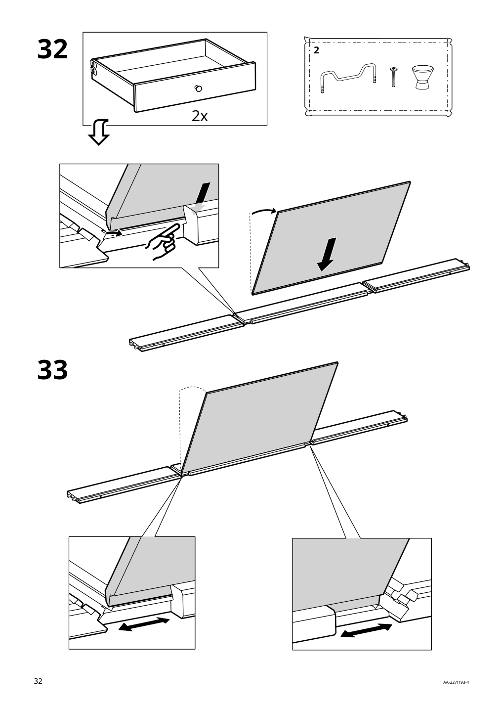 Assembly instructions for IKEA Idanaes tv unit dark brown stained | Page 32 - IKEA IDANÄS TV unit 504.878.57