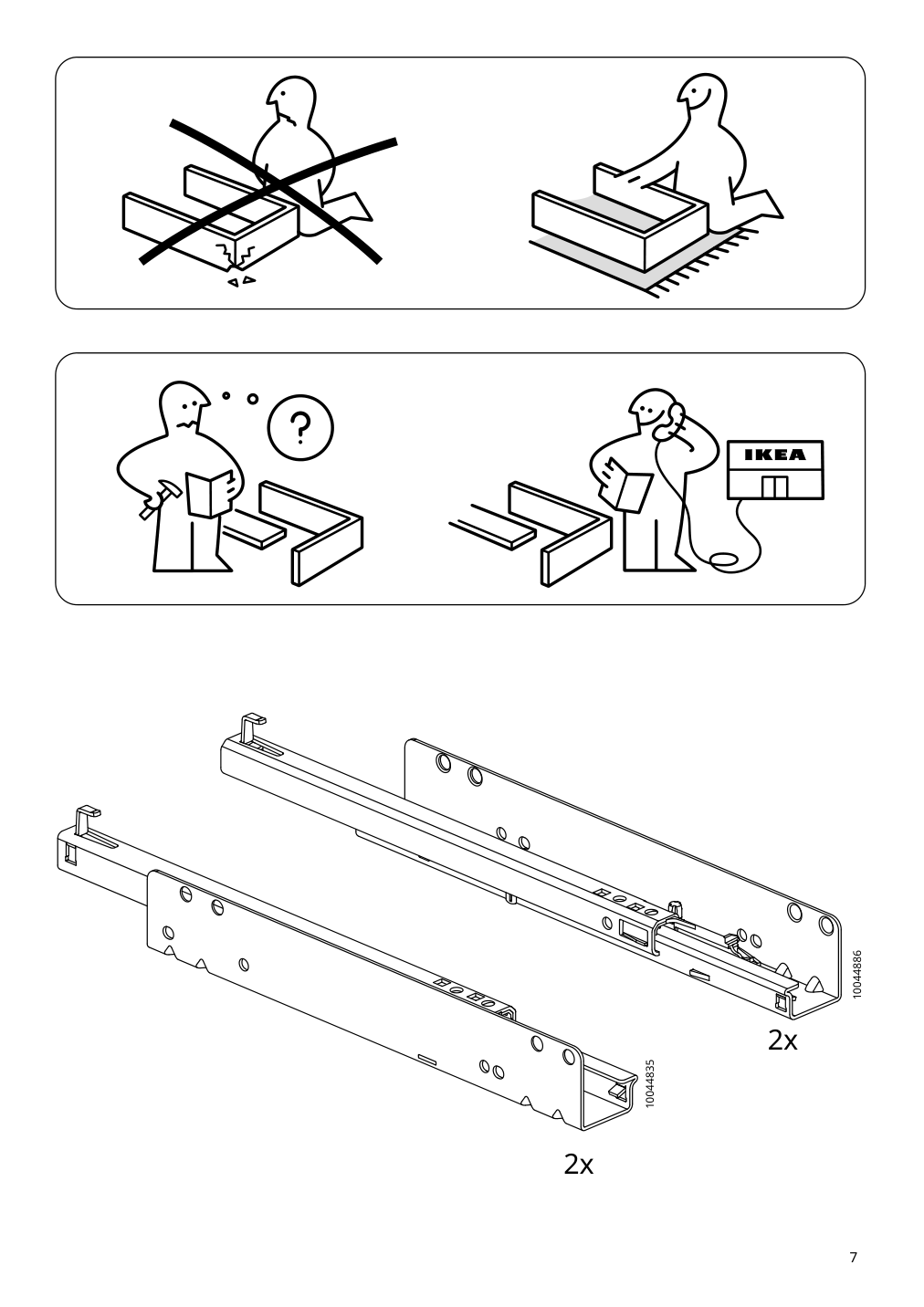 Assembly instructions for IKEA Idanaes tv unit dark brown stained | Page 7 - IKEA IDANÄS TV unit 605.662.03