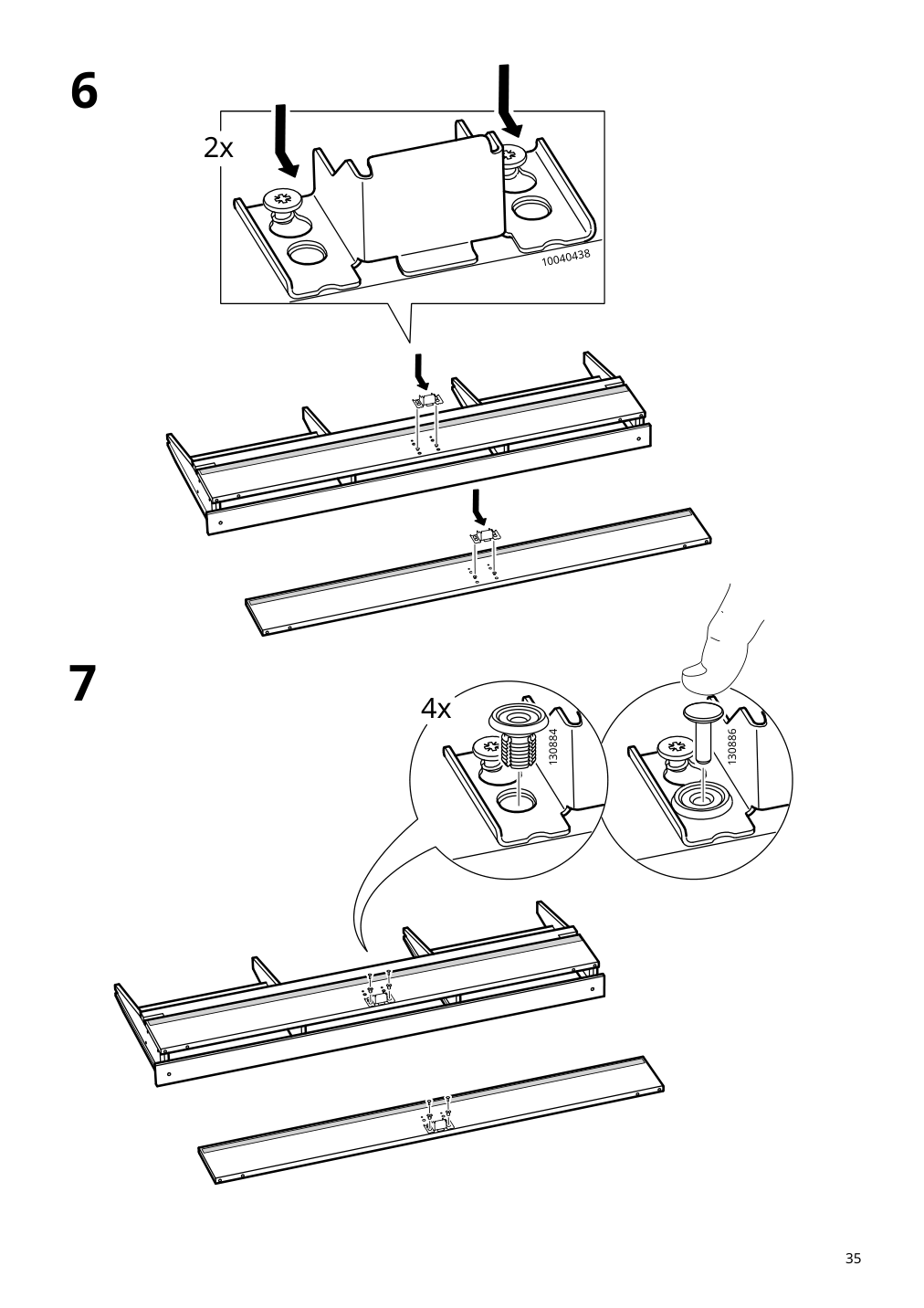 Assembly instructions for IKEA Idanaes upholstered bed frame gunnared pale pink | Page 35 - IKEA IDANÄS upholstered bed frame 604.589.44