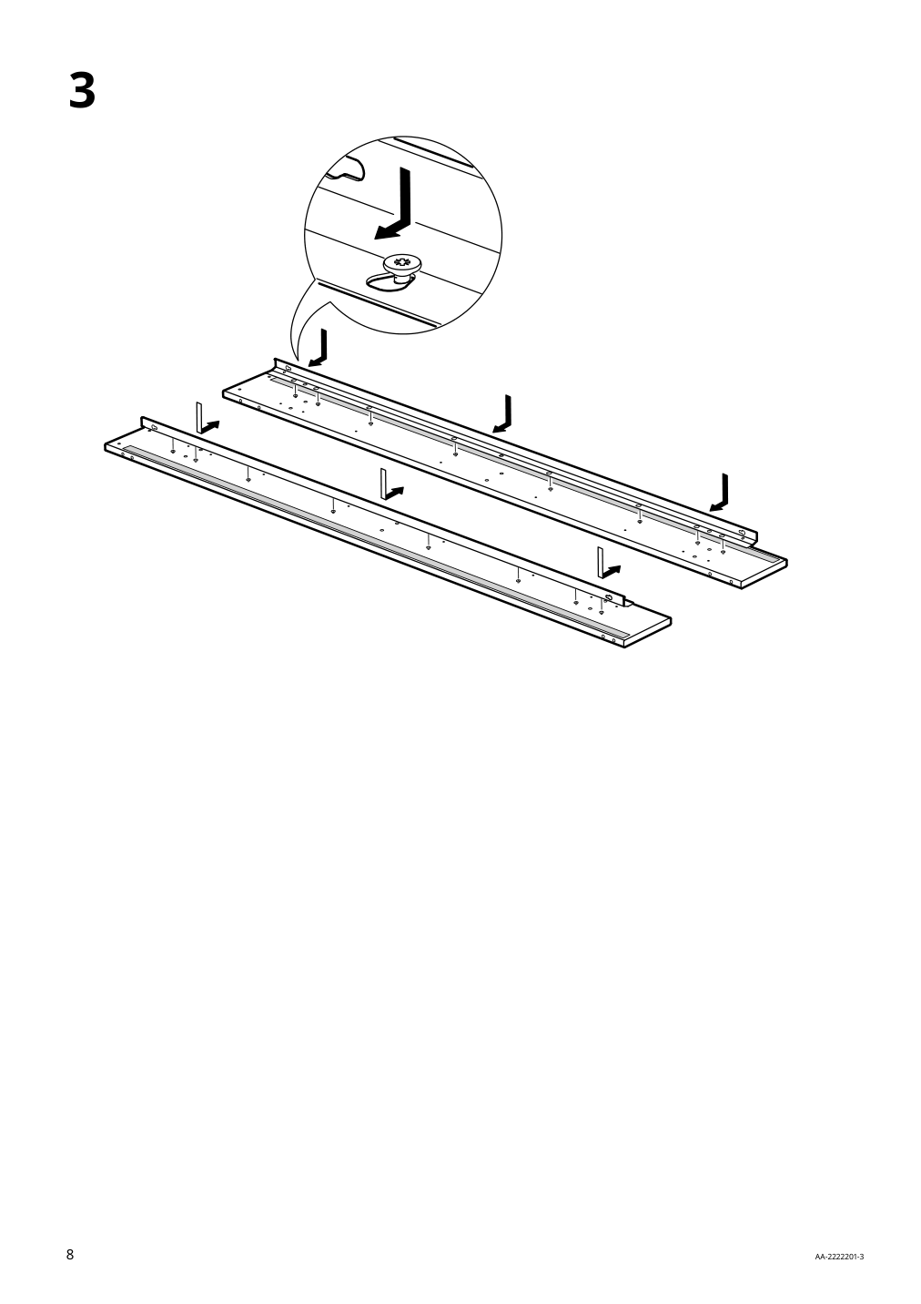 Assembly instructions for IKEA Idanaes upholstered bed frame gunnared dark gray | Page 8 - IKEA IDANÄS upholstered bed frame 904.589.47