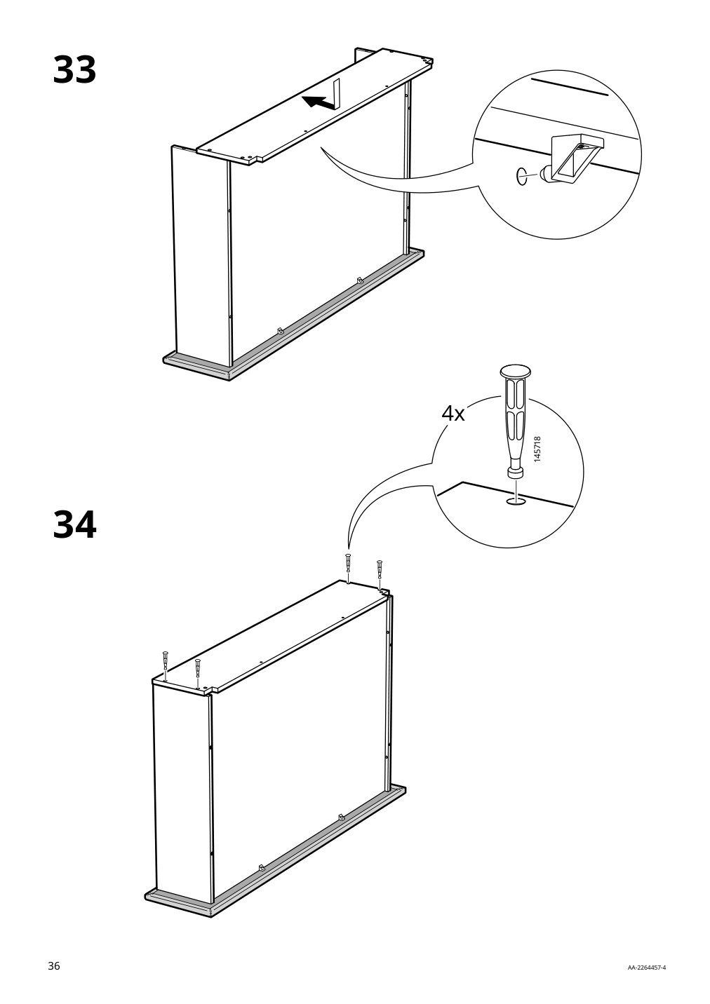 Assembly instructions for IKEA Idanaes upholstered storage bed gunnared dark gray | Page 36 - IKEA IDANÄS upholstered storage bed 704.471.82