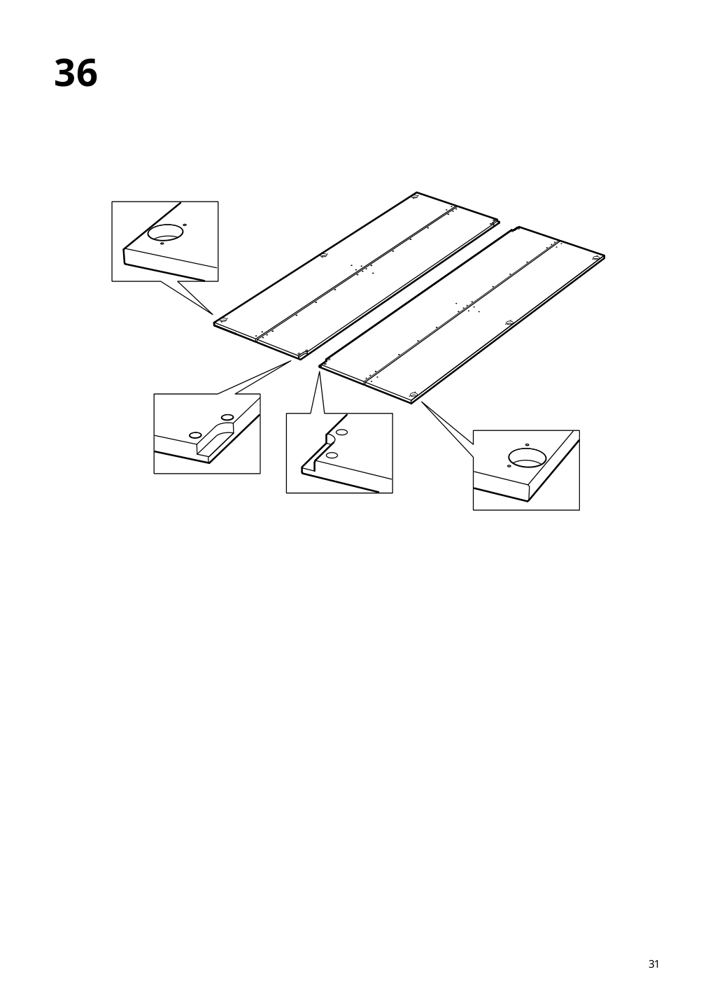 Assembly instructions for IKEA Idanaes wardrobe dark brown stained | Page 31 - IKEA IDANÄS wardrobe 504.588.31