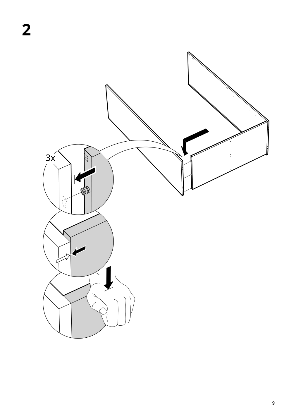 Assembly instructions for IKEA Idanaes wardrobe dark brown stained | Page 9 - IKEA IDANÄS wardrobe 504.588.31