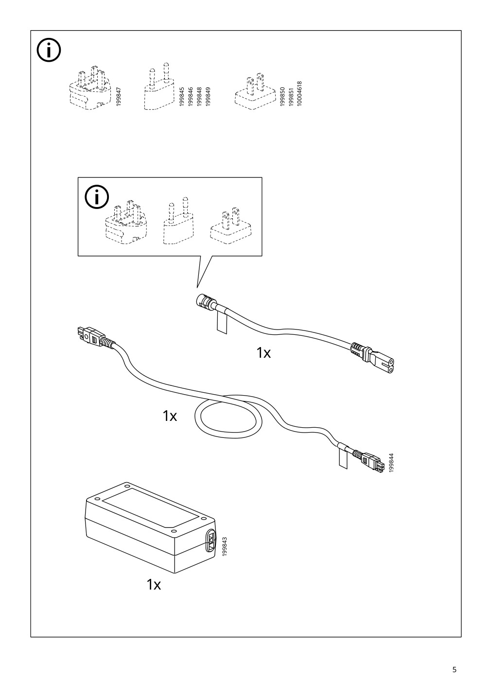 Assembly instructions for IKEA Idasen sit stand underframe for table top dark gray | Page 5 - IKEA IDÅSEN desk sit/stand 492.809.90