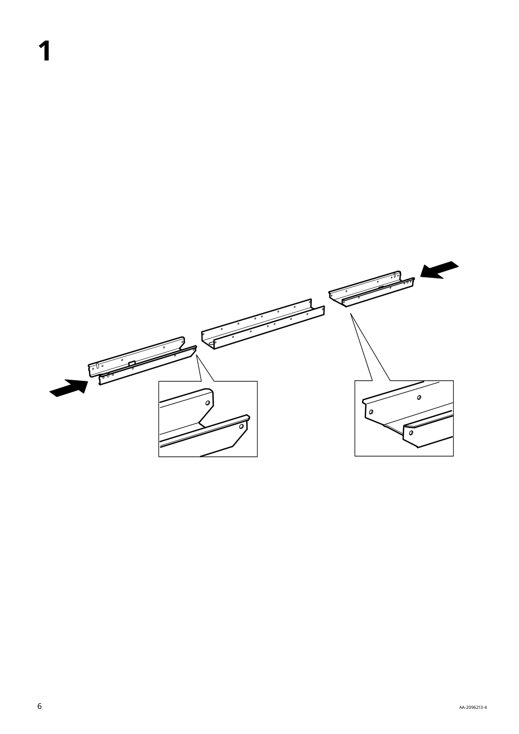 Assembly instructions for IKEA Idasen sit stand underframe for table top dark gray | Page 6 - IKEA IDÅSEN desk sit/stand 492.809.90