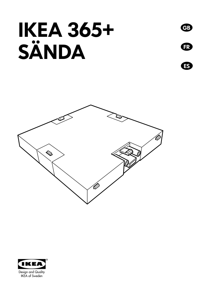 Assembly instructions for IKEA Ikea 365 saenda 4 way connector | Page 1 - IKEA IKEA 365+ SÄNDA 4 way connector 301.714.63