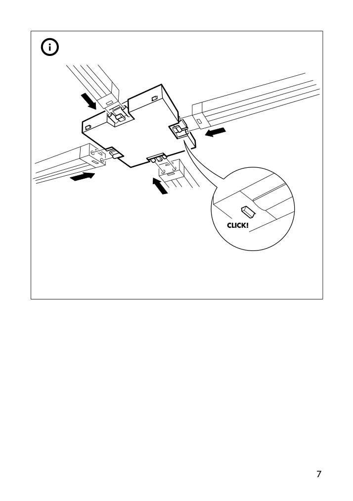 Assembly instructions for IKEA Ikea 365 saenda 4 way connector | Page 7 - IKEA IKEA 365+ SÄNDA 4 way connector 301.714.63