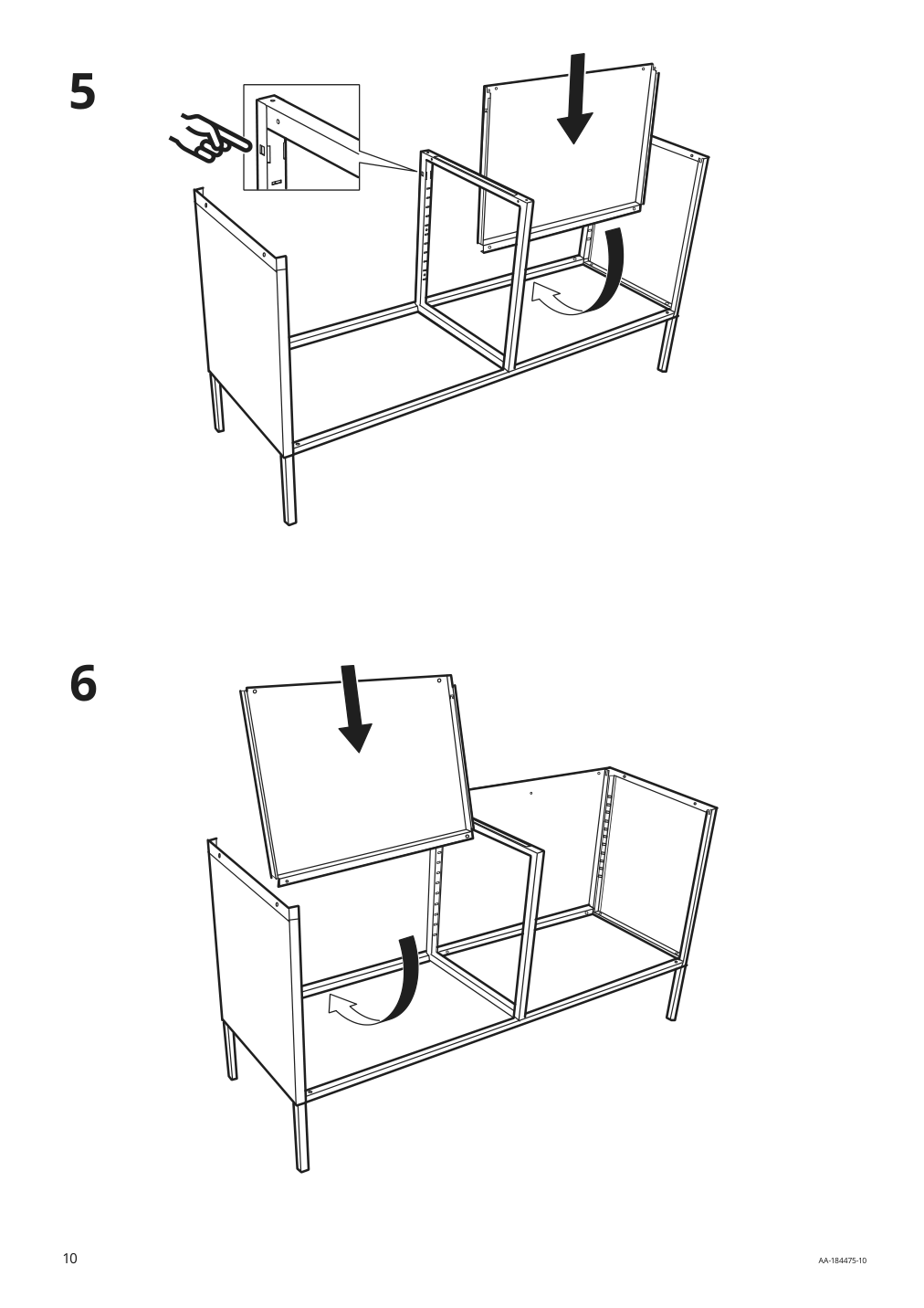 Assembly instructions for IKEA Ikea ps cabinet blue | Page 10 - IKEA IKEA PS cabinet 502.923.17