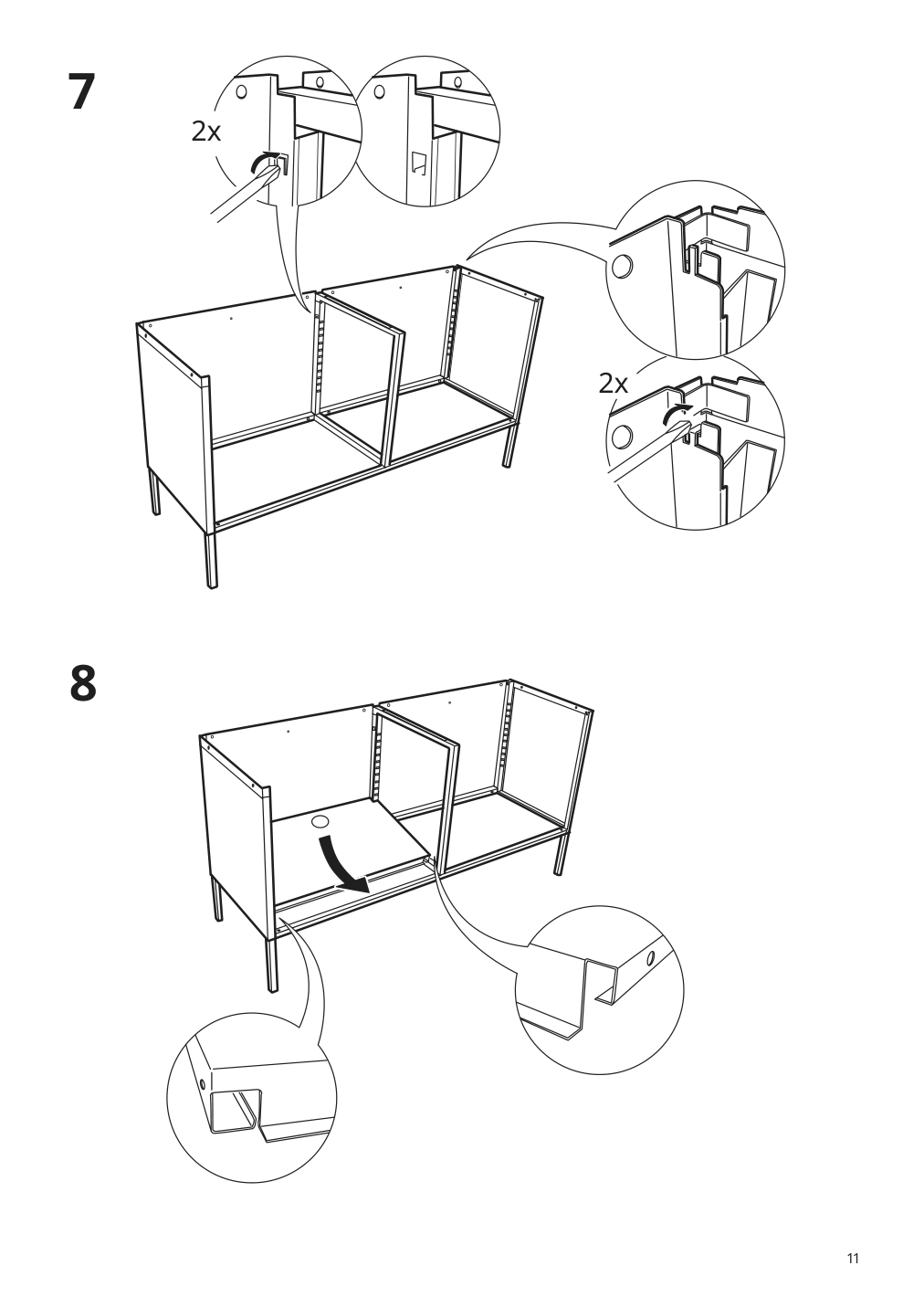 Assembly instructions for IKEA Ikea ps cabinet blue | Page 11 - IKEA IKEA PS cabinet 502.923.17