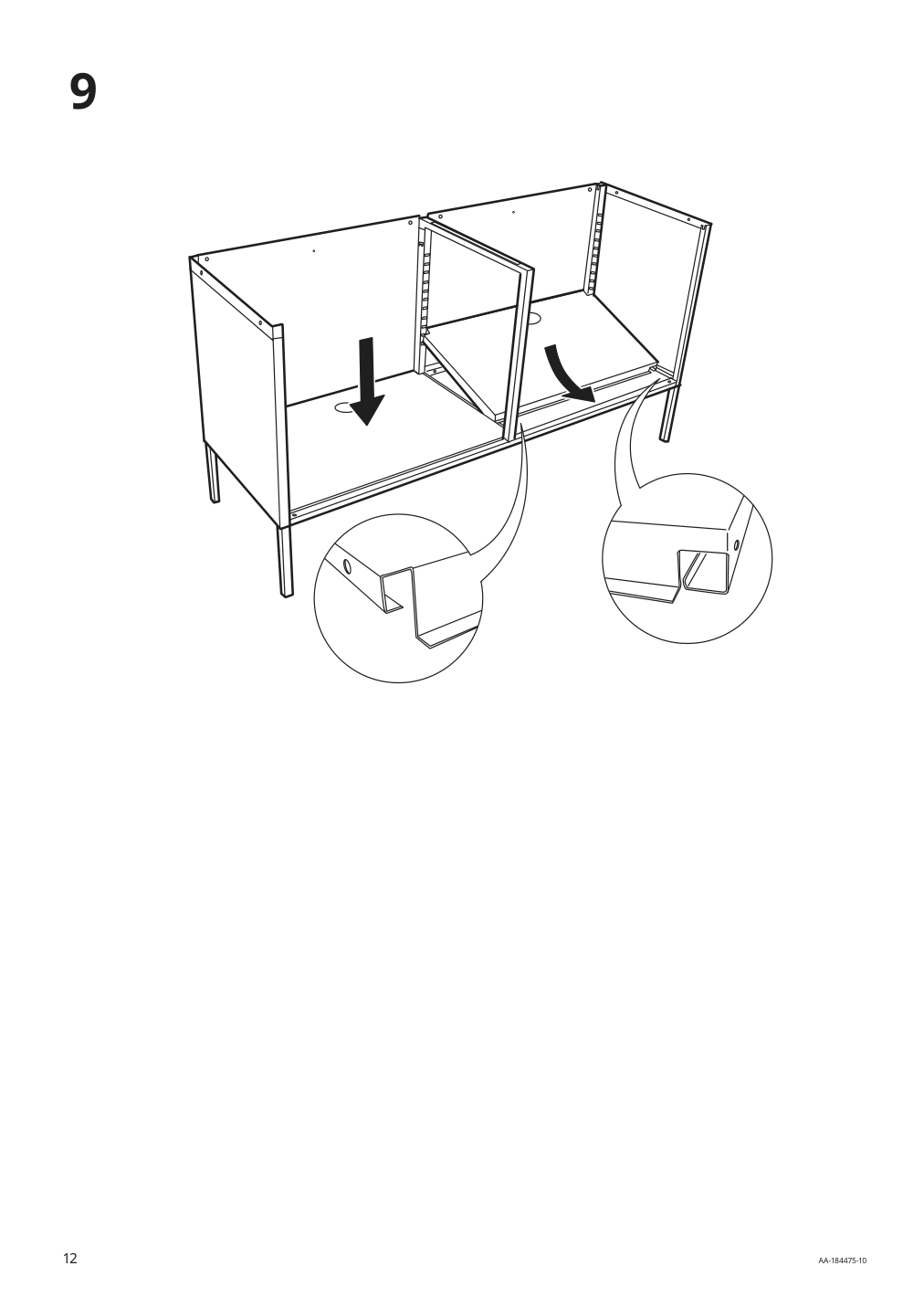 Assembly instructions for IKEA Ikea ps cabinet blue | Page 12 - IKEA IKEA PS cabinet 502.923.17