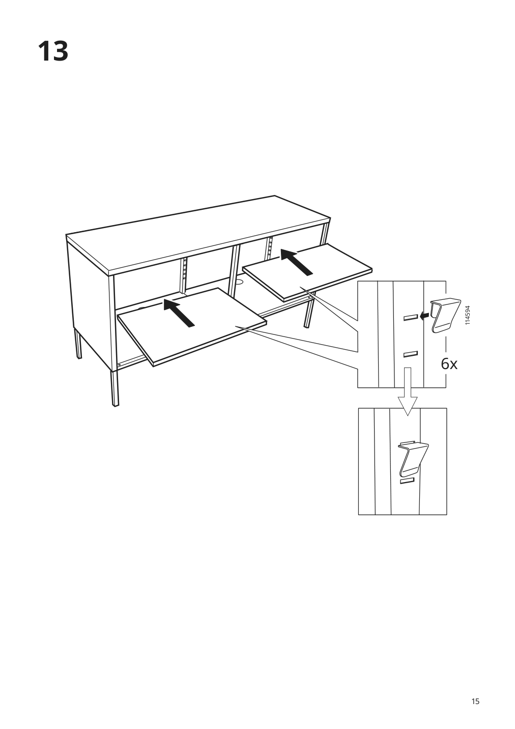 Assembly instructions for IKEA Ikea ps cabinet blue | Page 15 - IKEA IKEA PS cabinet 502.923.17