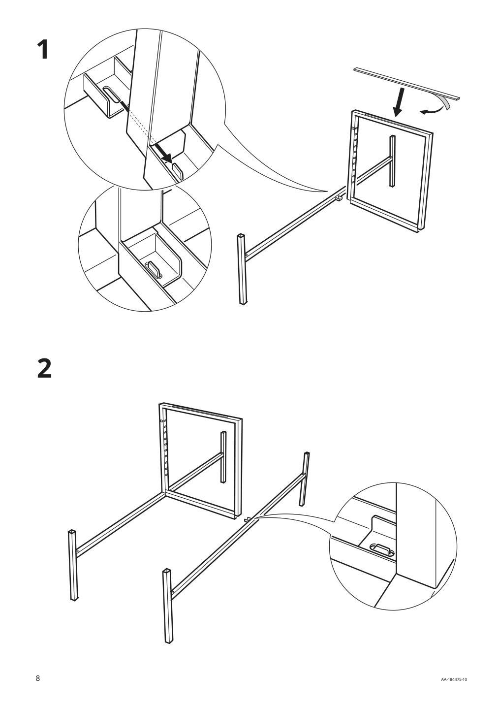 Assembly instructions for IKEA Ikea ps cabinet blue | Page 8 - IKEA IKEA PS cabinet 502.923.17