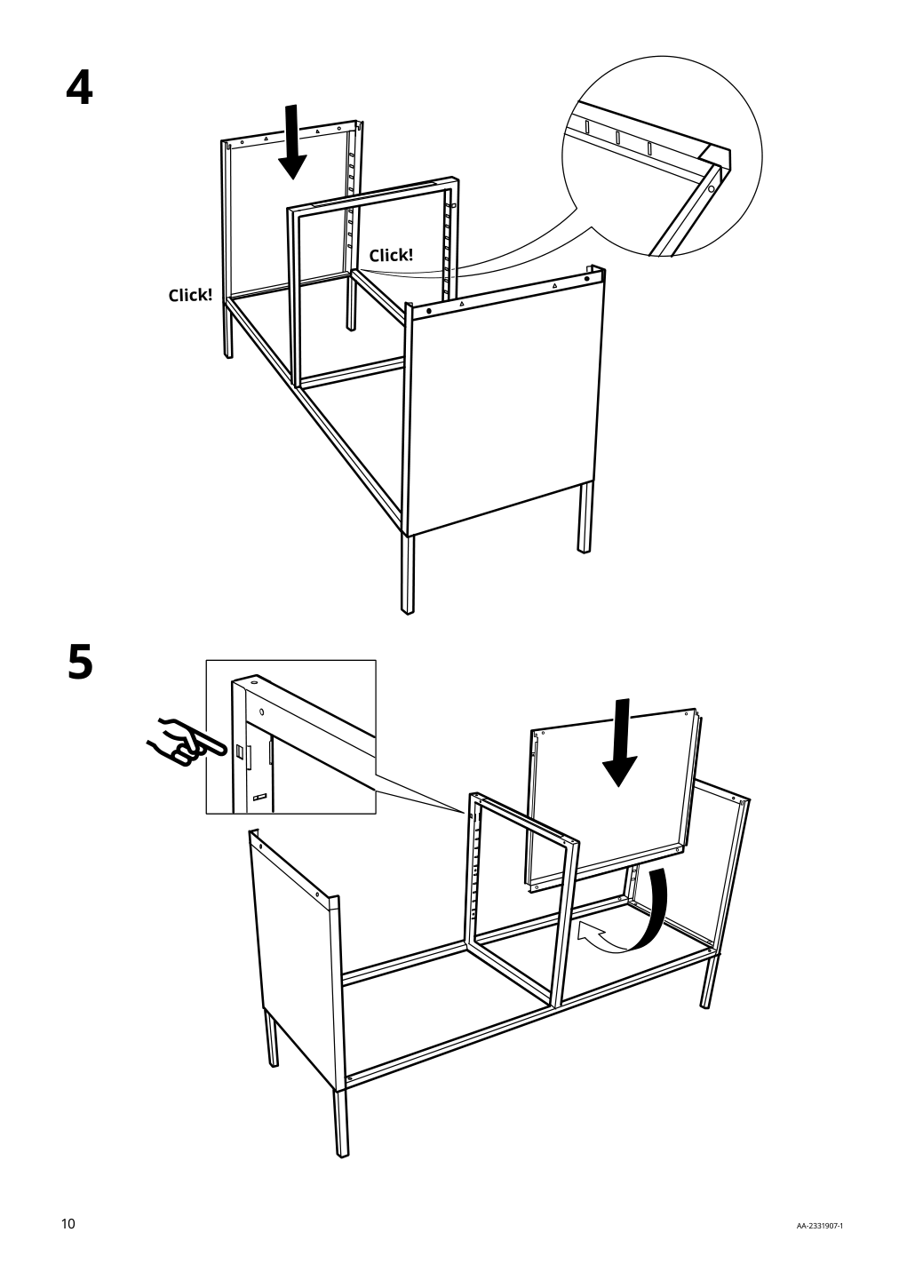 Assembly instructions for IKEA Ikea ps cabinet blue | Page 10 - IKEA IKEA PS cabinet 502.923.17