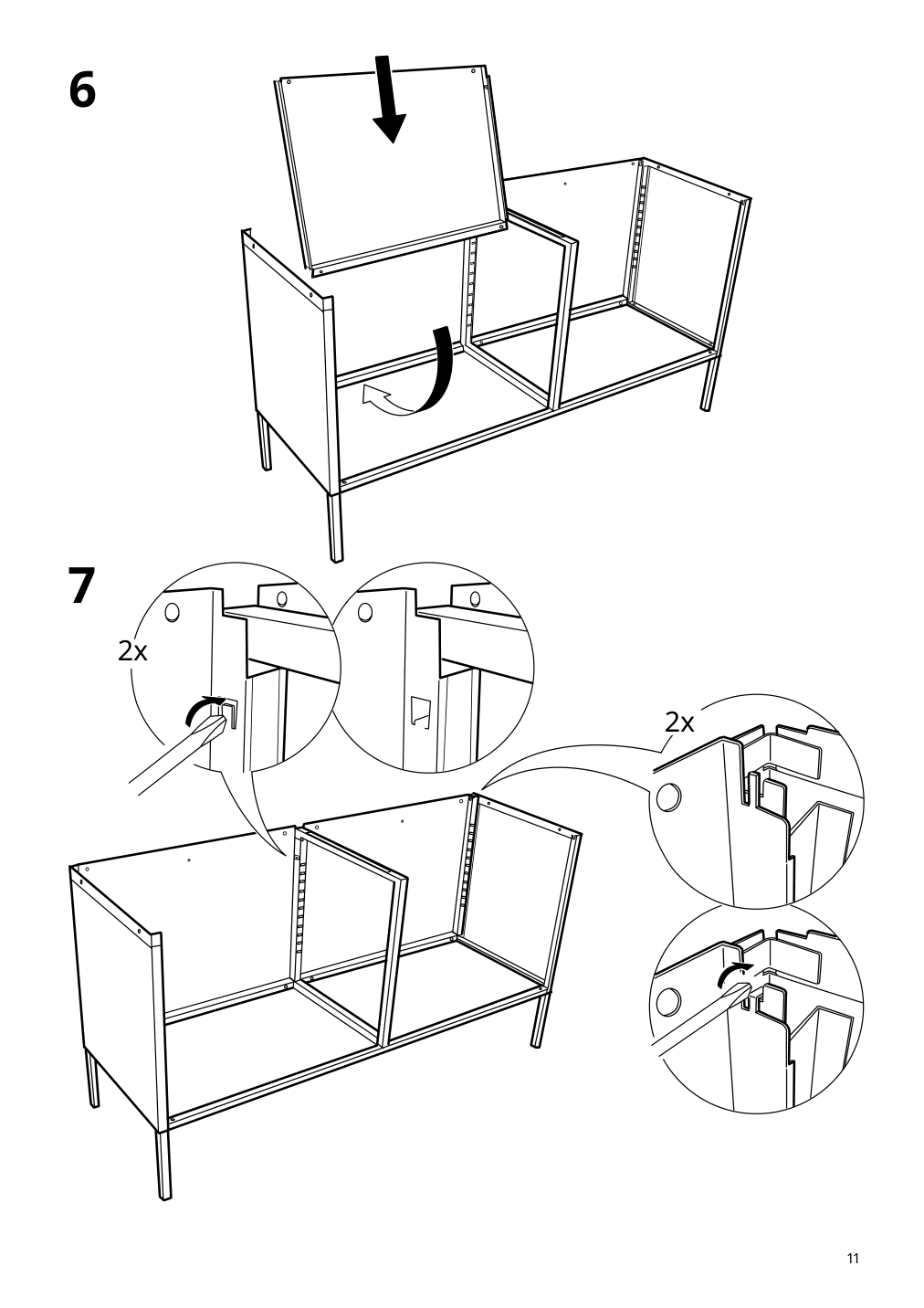 Assembly instructions for IKEA Ikea ps cabinet blue | Page 11 - IKEA IKEA PS cabinet 502.923.17