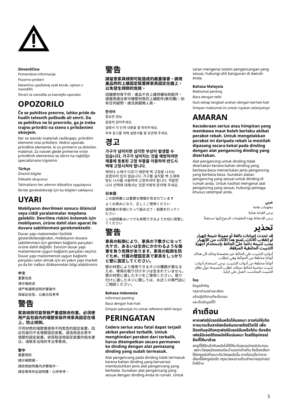 Assembly instructions for IKEA Ikea ps cabinet blue | Page 5 - IKEA IKEA PS cabinet 502.923.17