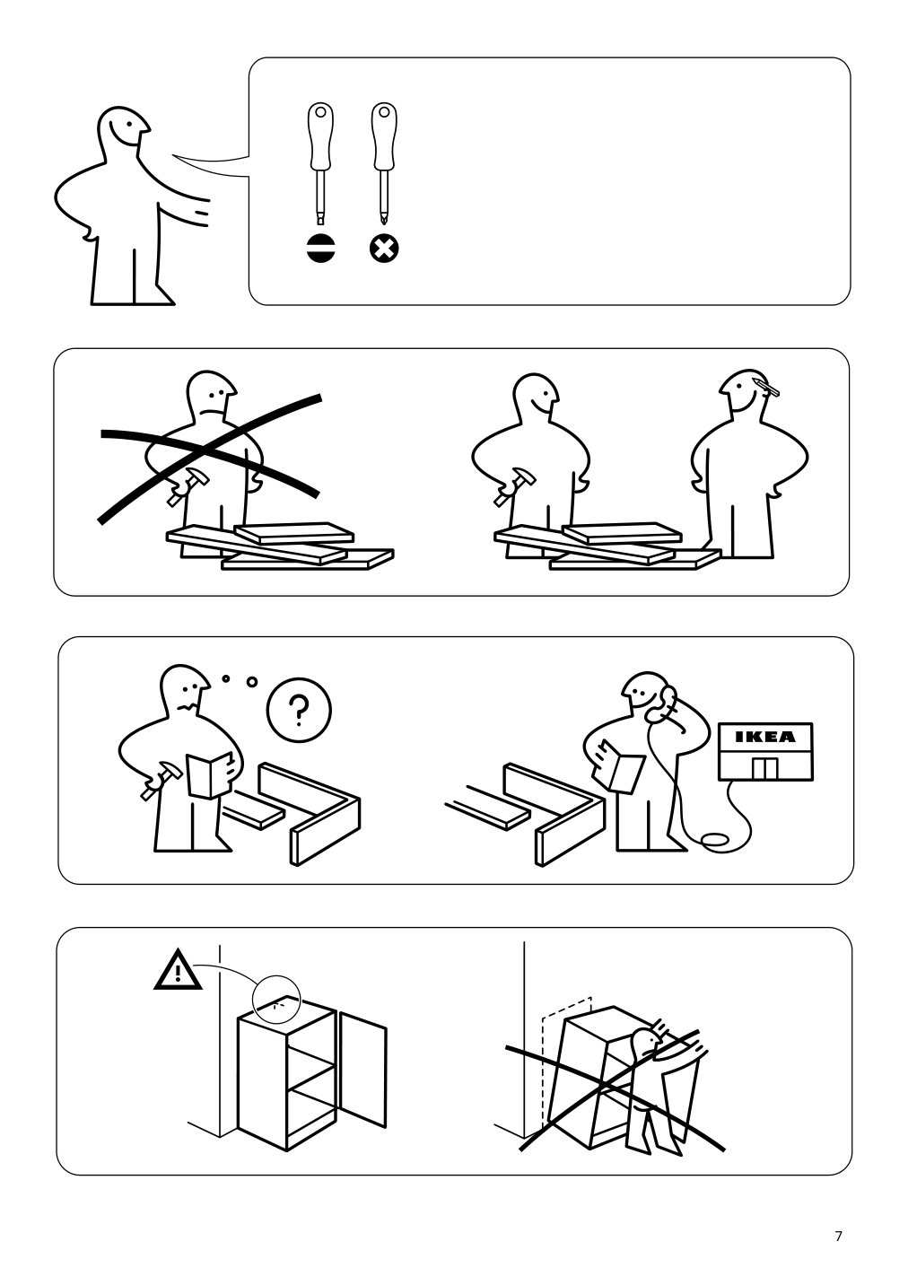 Assembly instructions for IKEA Ikea ps cabinet blue | Page 7 - IKEA IKEA PS cabinet 502.923.17