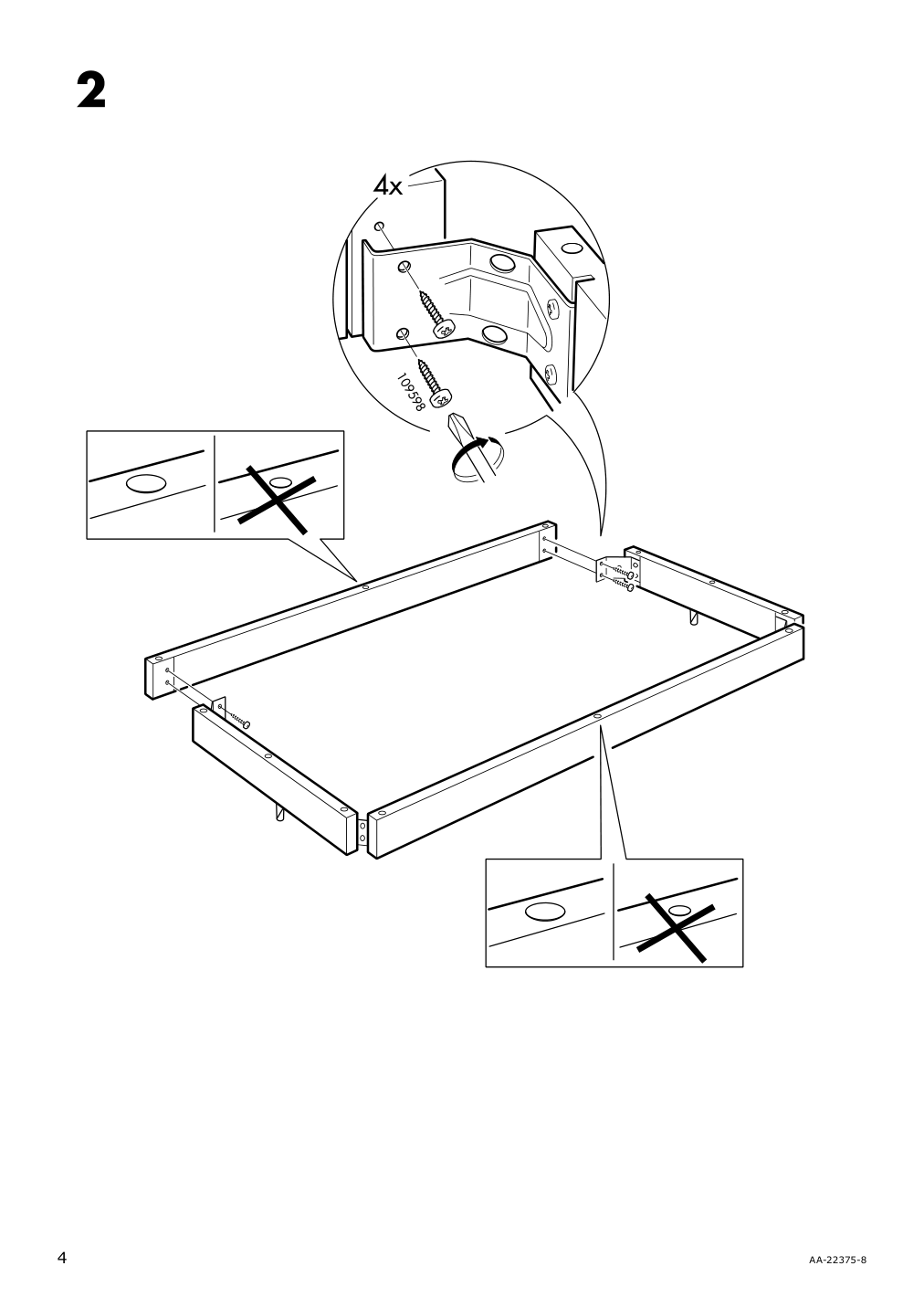 Assembly instructions for IKEA Ingo table pine | Page 4 - IKEA INGO / IVAR table and 4 chairs 490.973.50