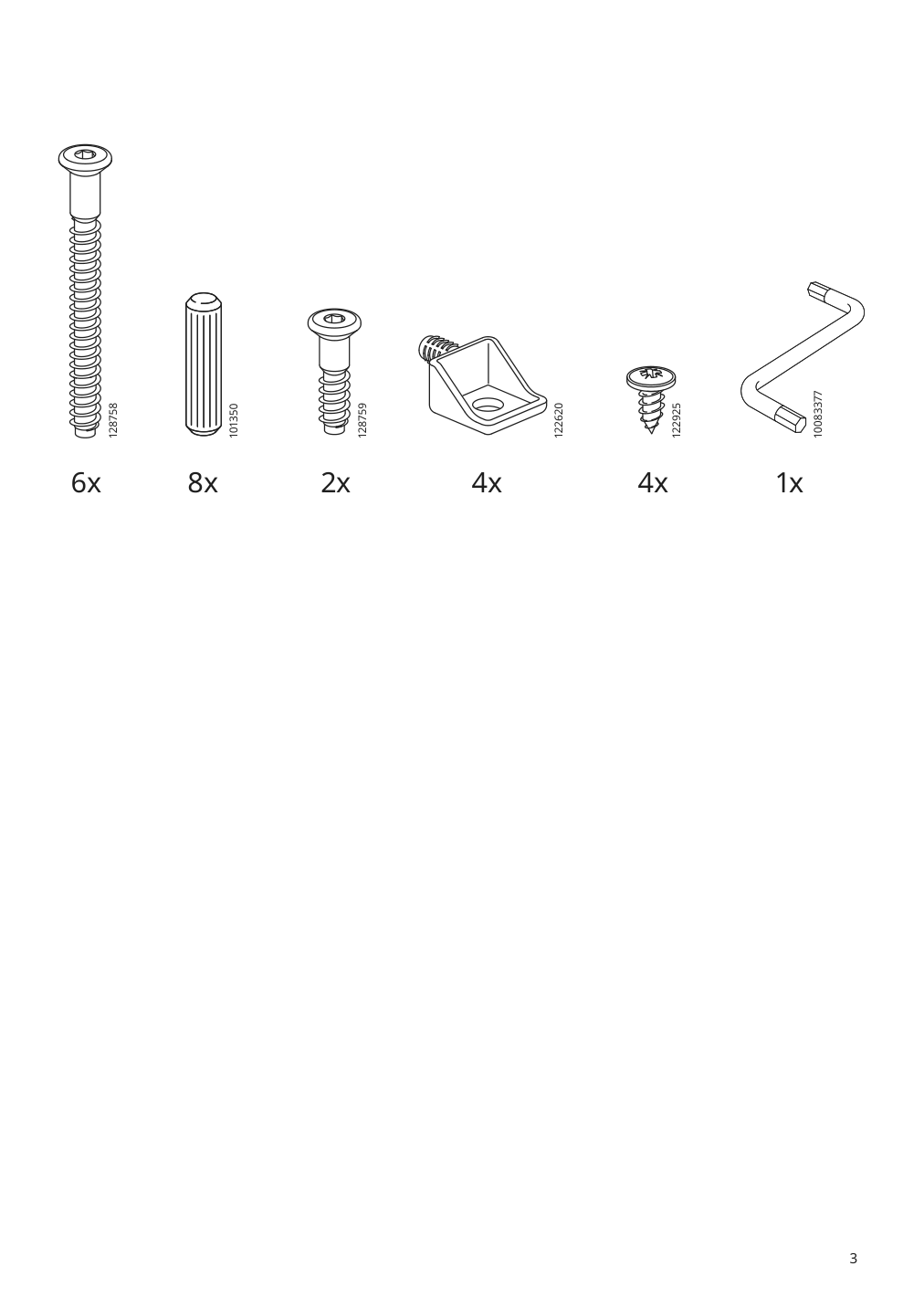 Assembly instructions for IKEA Ingolf bar stool with backrest brown black | Page 3 - IKEA INGOLF bar stool with backrest 402.485.13