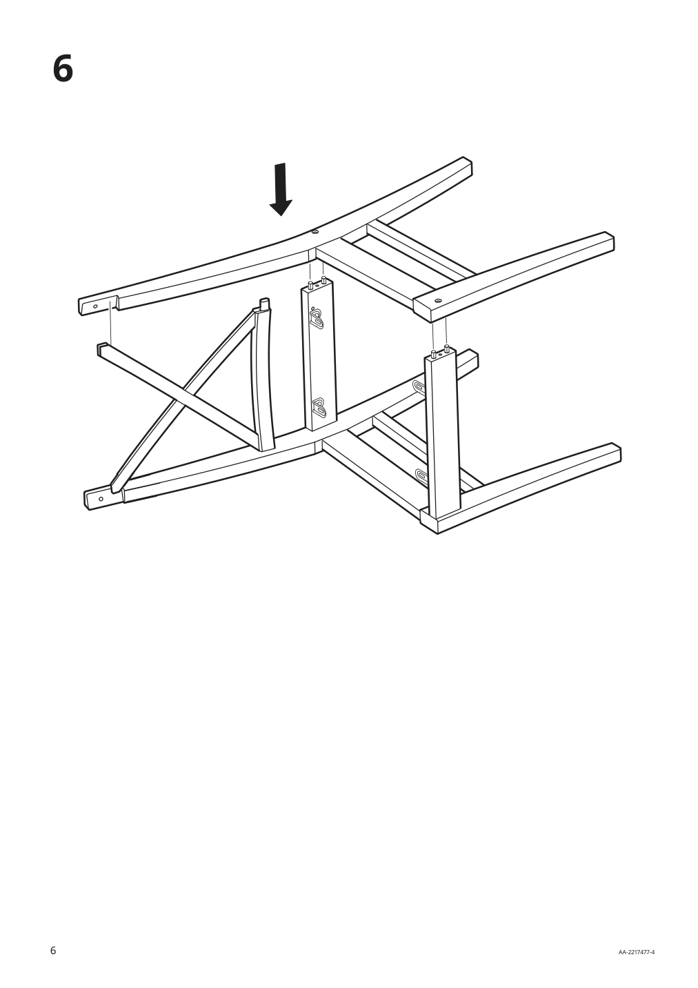 Assembly instructions for IKEA Ingolf chair brown black nolhaga gray beige | Page 6 - IKEA INGATORP / INGOLF table and 4 chairs 094.833.34