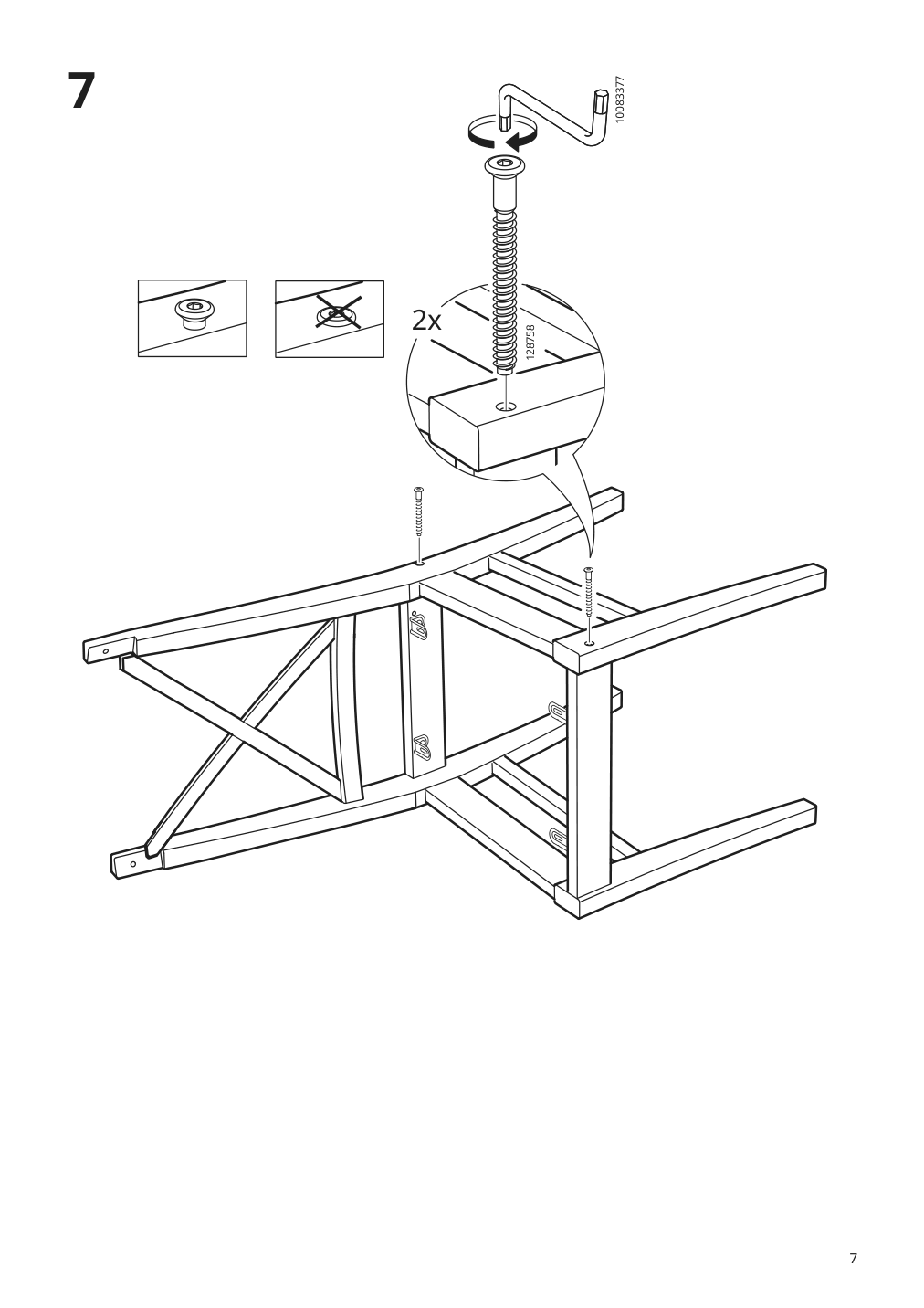 Assembly instructions for IKEA Ingolf chair brown black nolhaga gray beige | Page 7 - IKEA INGATORP / INGOLF table and 4 chairs 094.833.34